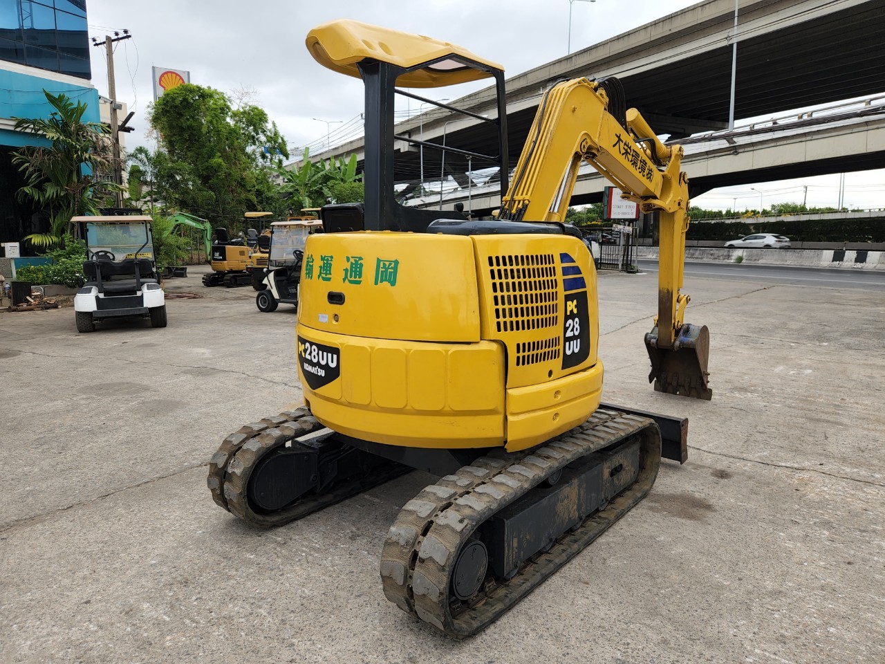 รถขุด KOMATSU PC28UU-2 พร้อมใช้งาน นำเข้าจากญี่ปุ่นไม่เคยใช้ในไทย ชั่วโมงการทำงานน้อย