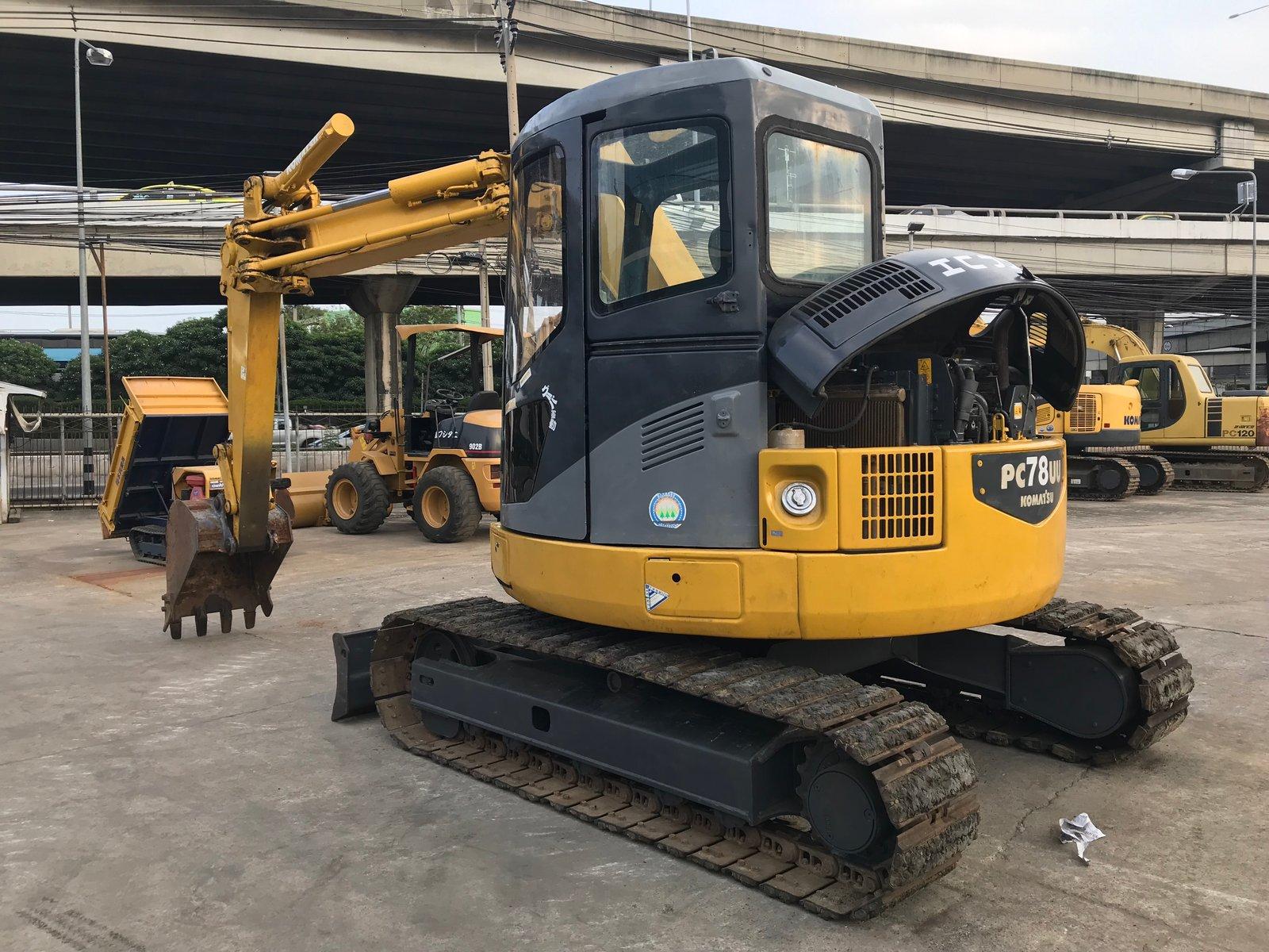 รถขุด KOMATSU PC78UU-6EO  พร้อมใช้งาน นำเข้าจากญี่ปุ่นชั่วโมงการใช้งานน้อย