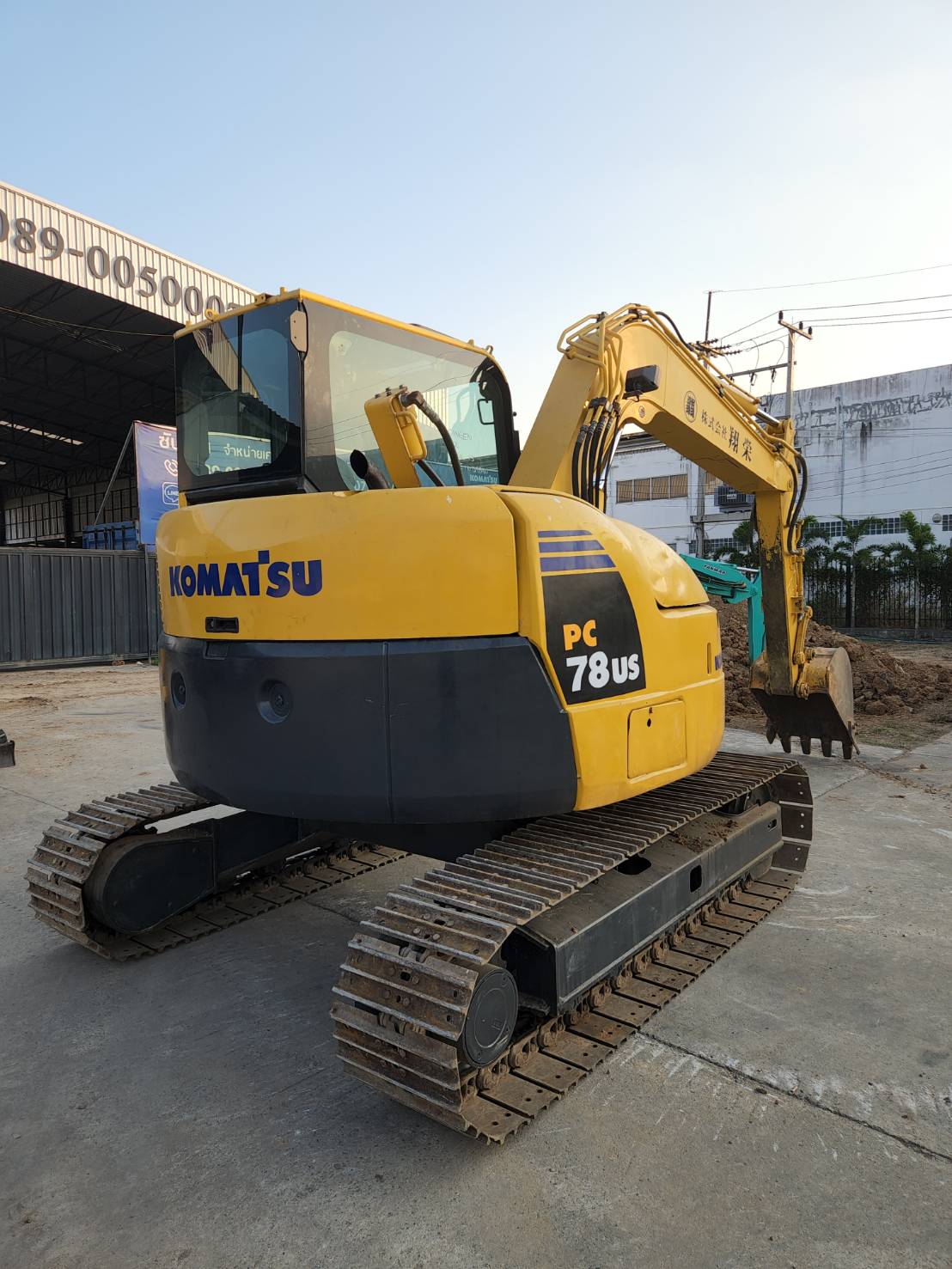 รถขุดมือสอง KOMATSU PC78US-8 รถมาใหม่นำเข้าจากญี่ปุ่นไม่เคยใช้ในไทย รถขุดมือสอง KOMATSU PC78US-8 รถมาใหม่นำเข้าจากญี่ปุ่นไม่เคยใช้ในไทย