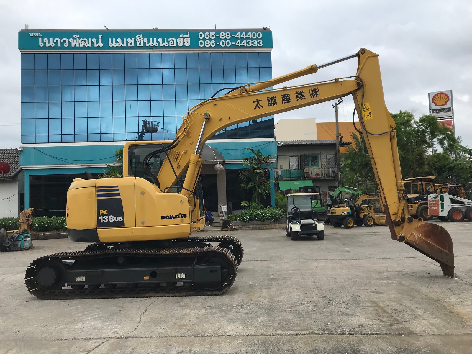 รถขุดมือสอง KOMATSU PC138US-8 นำเข้าจากญี่ปุ่นใช้งานมาน้อย ไม่เคยใช้งานในไทย