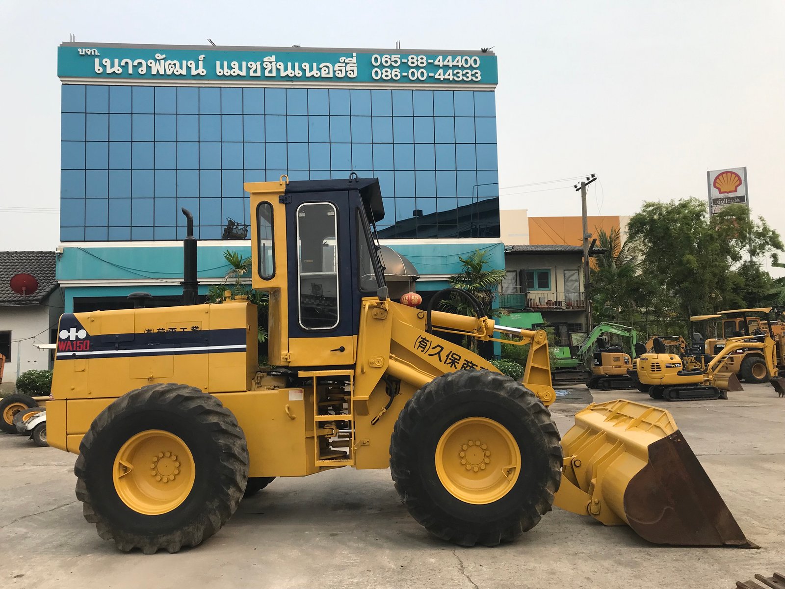 รถตักมือสอง KOMATSU WA150 ขนาดเท่ากับ 515-2 รถพร้อมใช้งาน นำเข้าจากญี่ปุ่น