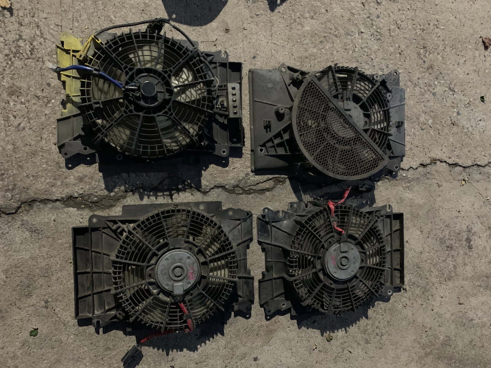 ขายคับแผงแอร์ พัดลม เก่า japan