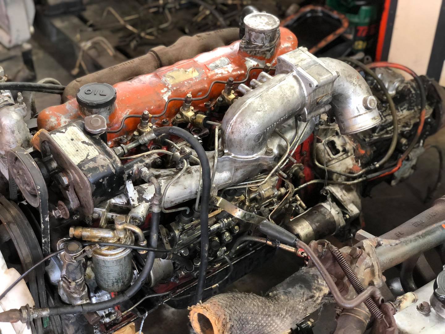 ขายเครื่อง Hino EH700 168แรงม้า ตัดหกล้อ สภาพดี ติดดี นิ่ม มีไอนิดๆ