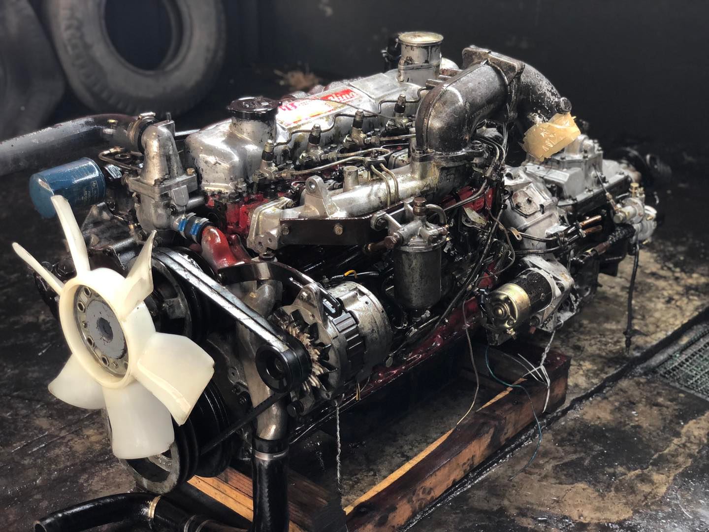 ขายเครื่อง Hino HO7C ปั๊มลม 175 แรงม้า