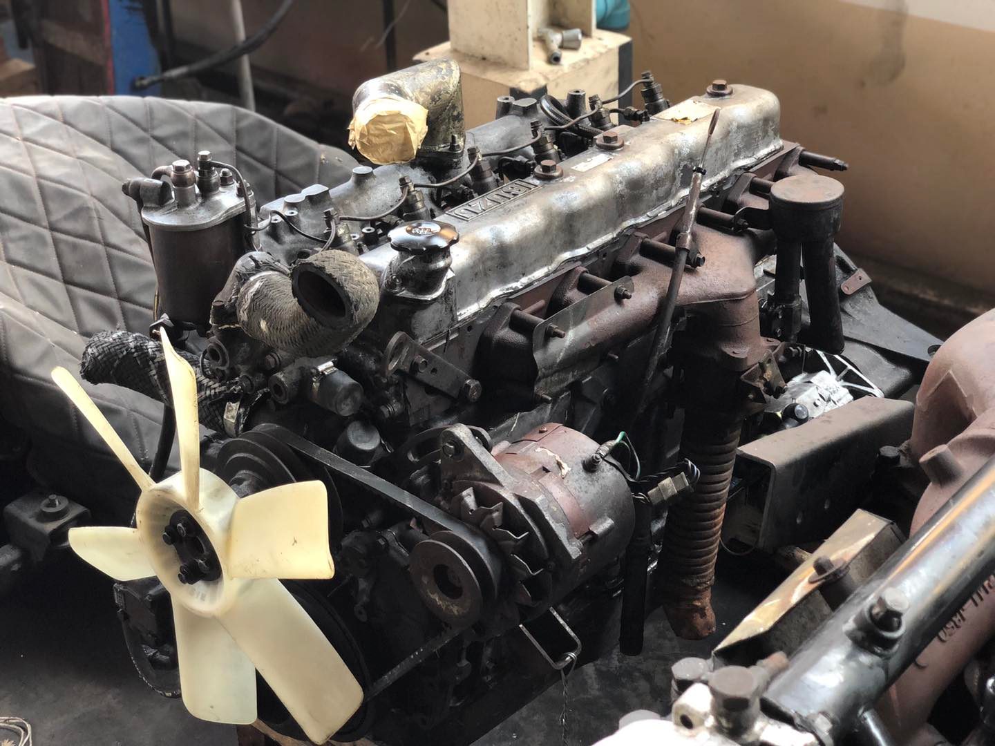 ขายเครื่อง Isuzu 6BD1 JCM 165 แรง ปั๊มลม ขายเครื่อง Isuzu 6BD1 JCM 165 แรง ปั๊มลม