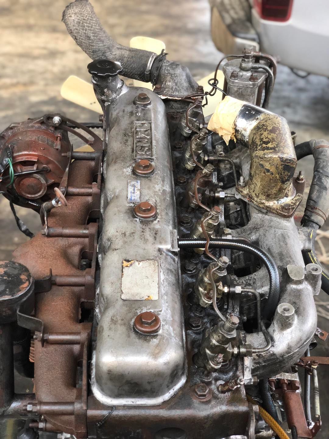 ขายเครื่อง Isuzu 6BD1 JCM 165 แรง ปั๊มลม ขายเครื่อง Isuzu 6BD1 JCM 165 แรง ปั๊มลม