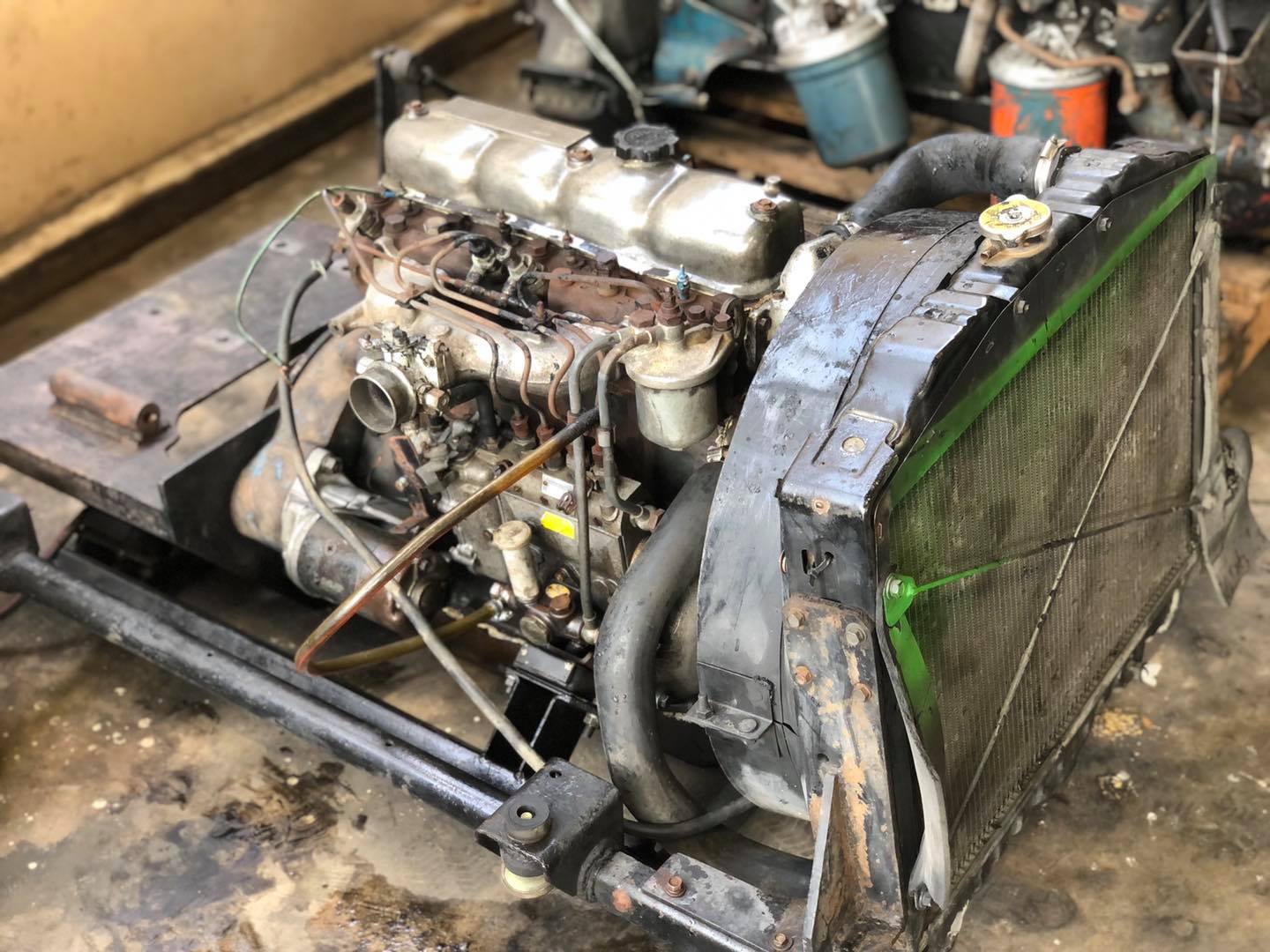 Toyota 2J กระทิงเล็ก เครื่องสภาพดี ติดดี พร้อมแท่น หม้อน้ำ