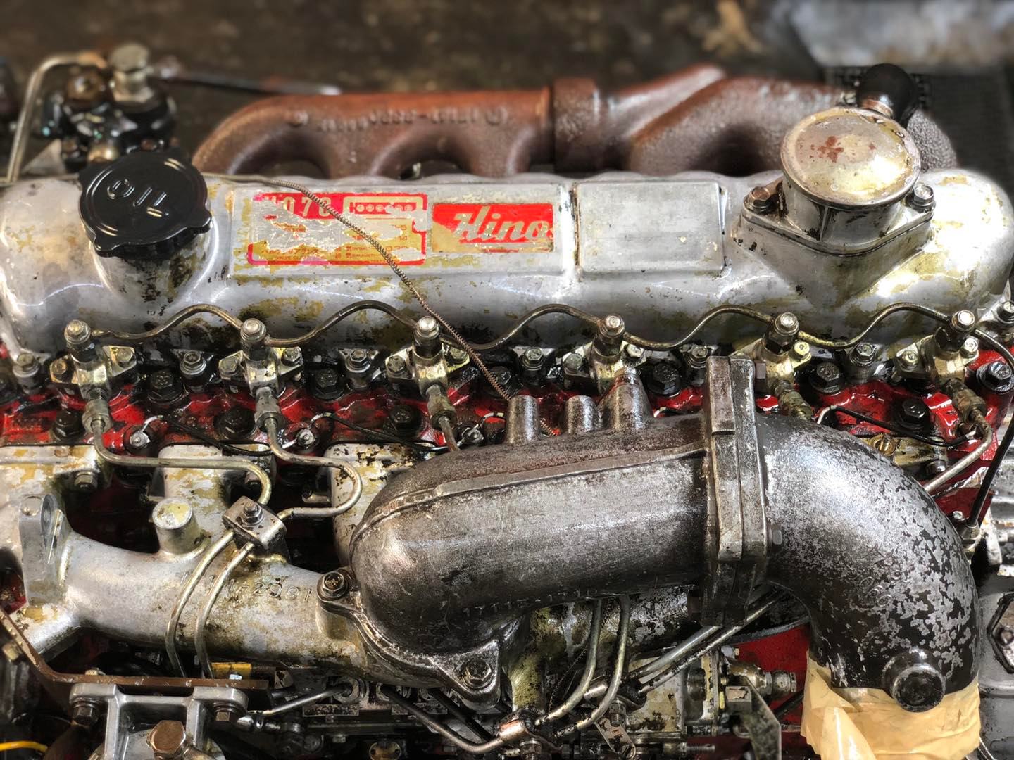 ขายเครื่อง Hino HO7C ปั๊มลม 175 แรงม้า ขายเครื่อง Hino HO7C ปั๊มลม 175 แรงม้า