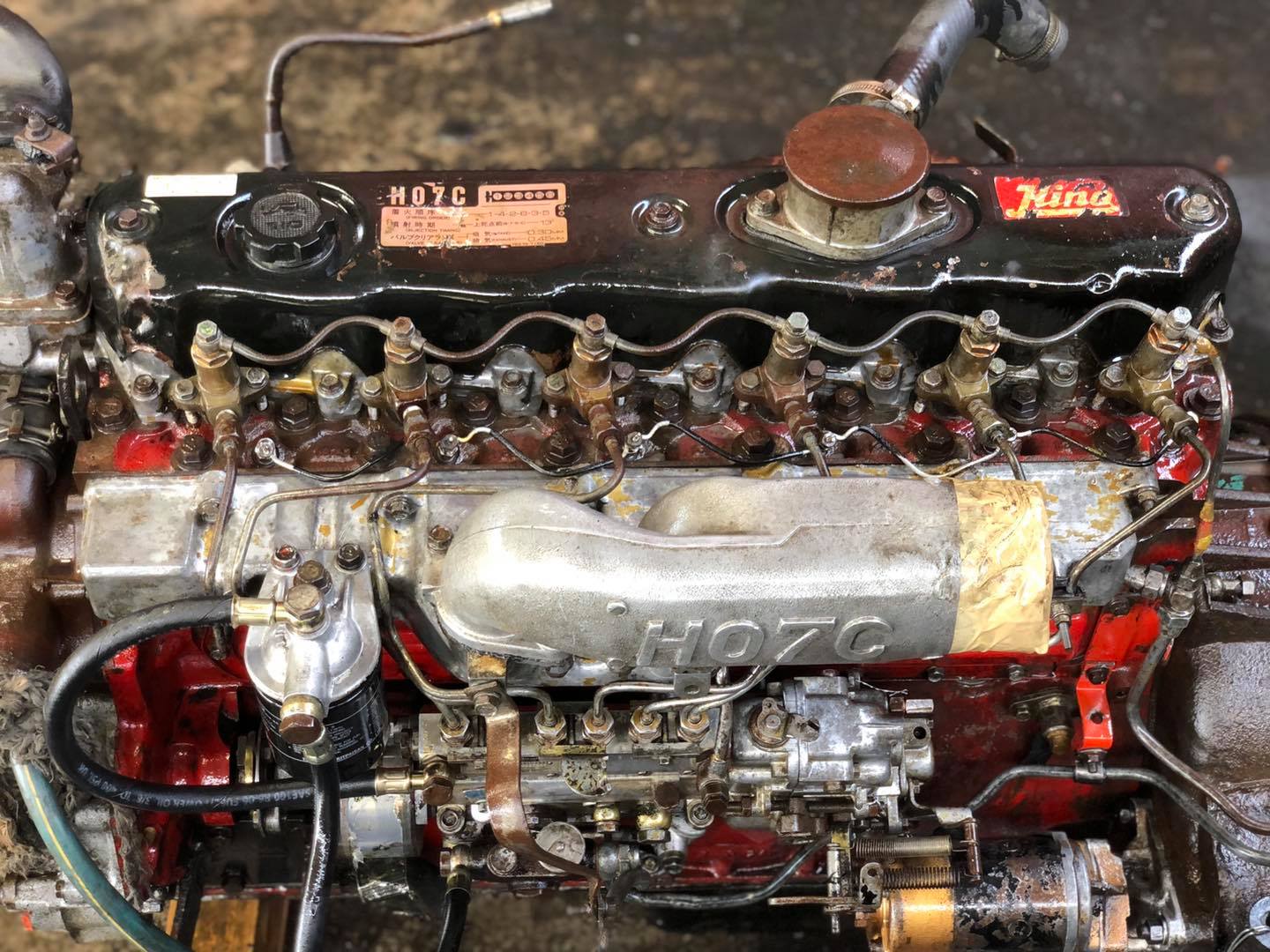 Hino HO7C ฝาดำ 185 แรงม้า ตัดหน้ายาว ไม่หลวม Hino HO7C ฝาดำ 185 แรงม้า ตัดหน้ายาว ไม่หลวม