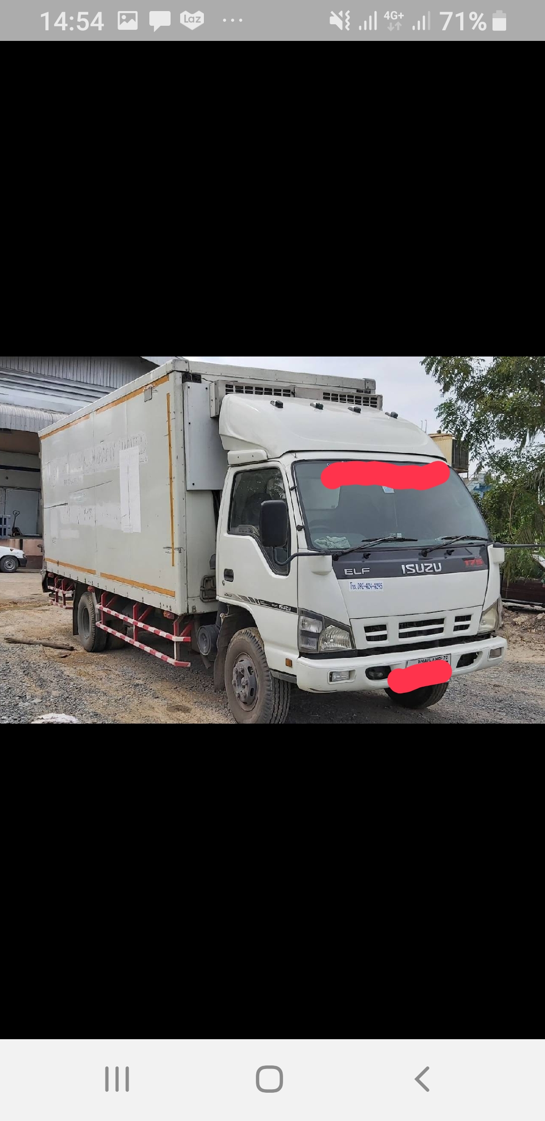 ขายisuzu NQR 175แรง5.5 ปี50. ตู้เย็นสแตนเลส  ราคา 440,000 เบอร์  089 449 9991