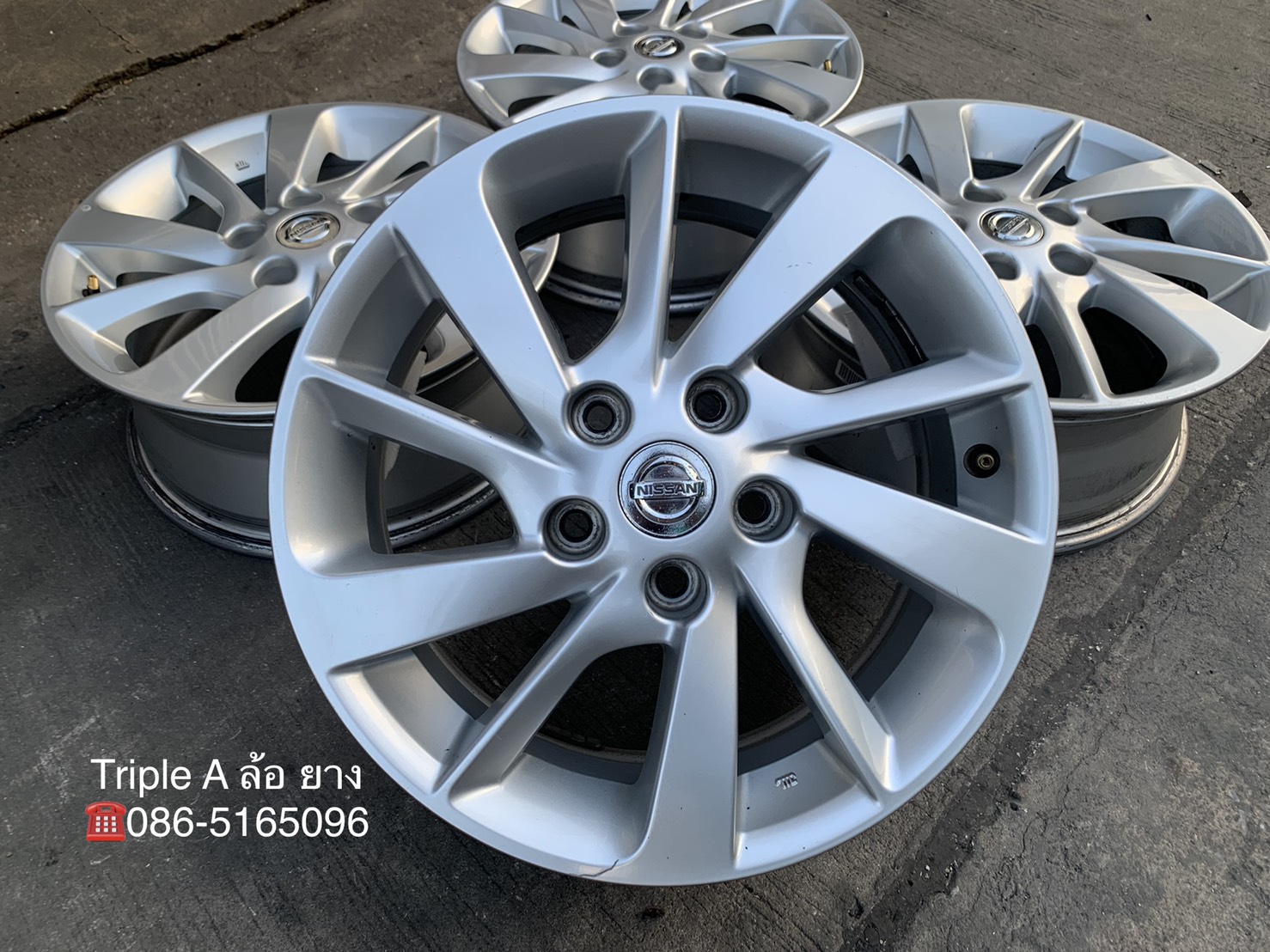 ล้อแม็ก 5รู114 Nissan Sylphy ขอบ 16