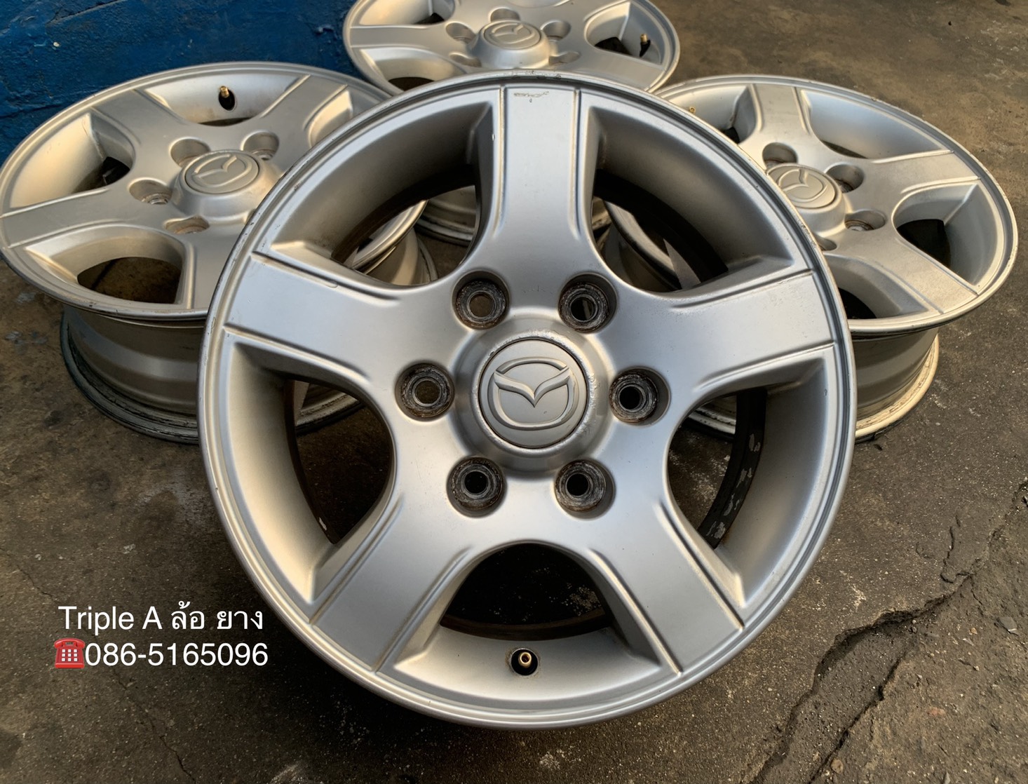 ล้อแม็กรถกระบะ 6รู139 Mazda ขอบ 15 ล้อแม็กรถกระบะ 6รู139 Mazda ขอบ 15