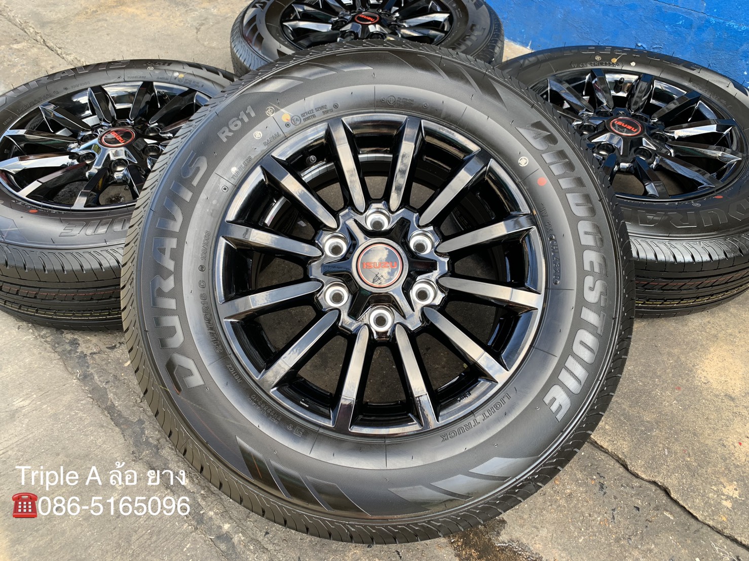 ล้อแม็กป้ายแดง ISUZU D-Max X-Series 2020 รุ่นใหม่ล่าสุด ขอบ 16 พร้อมยางใหม่ป้ายแดง 215-70-16 Bridges ล้อแม็กป้ายแดง ISUZU D-Max X-Series 2020 รุ่นใหม่ล่าสุด ขอบ 16 พร้อมยางใหม่ป้ายแดง 215-70-16 Bridges