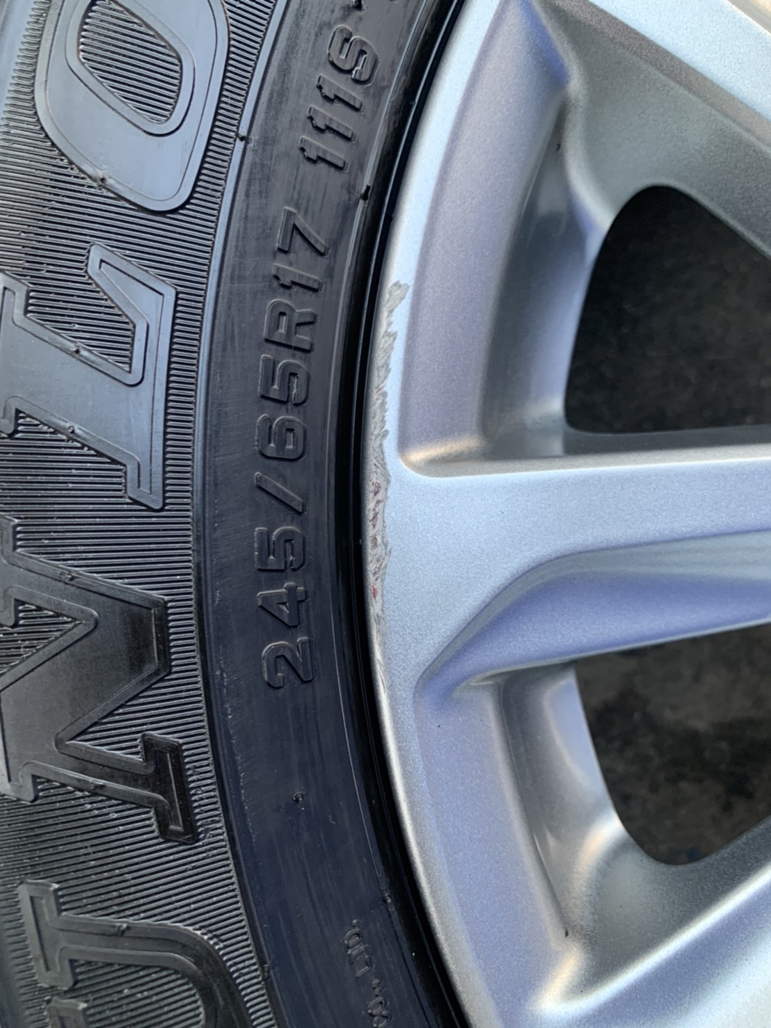 ล้อแม็ก Mitsu Triton Plus ขอบ 17 พร้อมยาง 245-65-17 Dunlop ปี 18