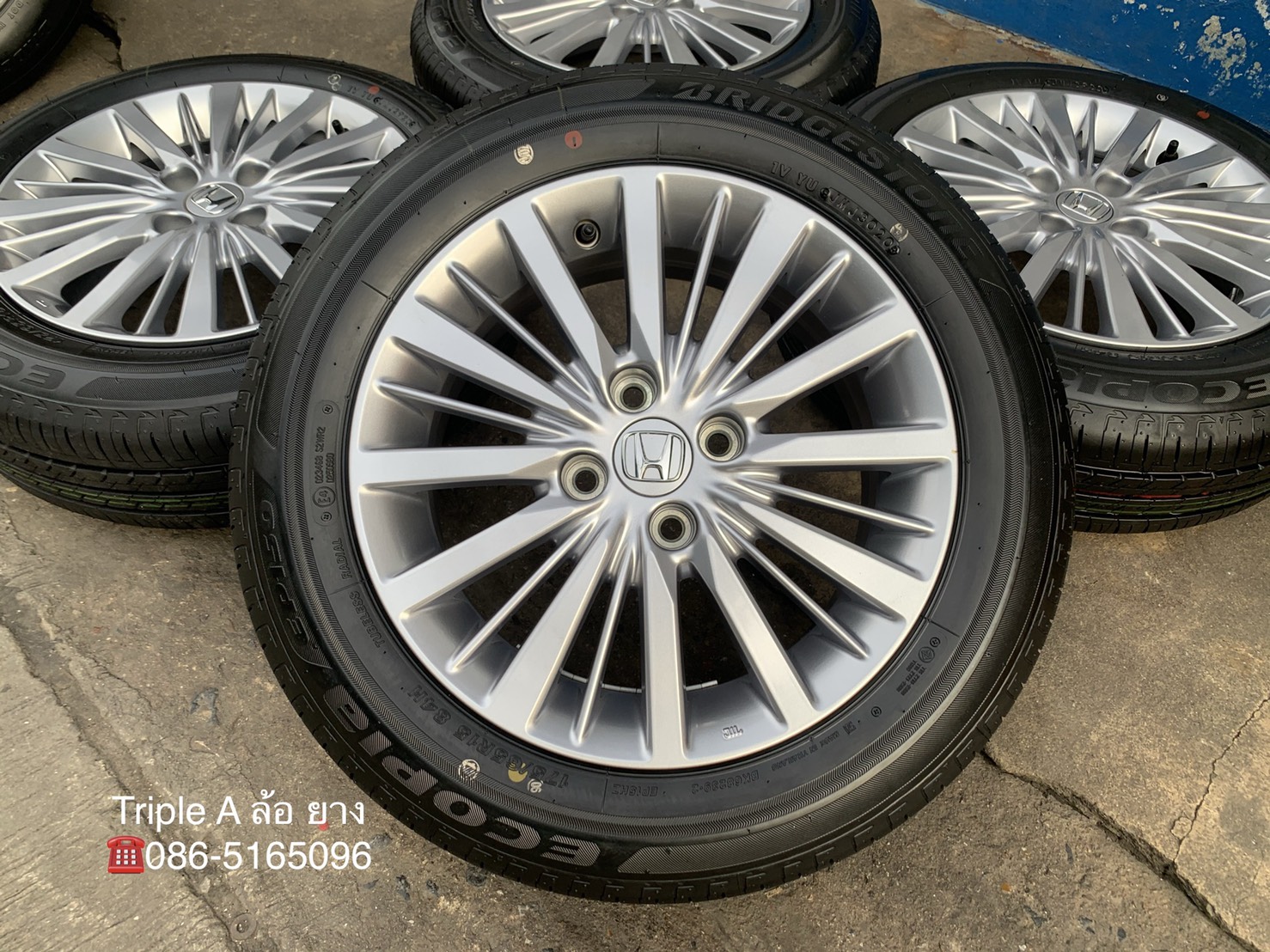 ล้อแม็กป้ายแดง Honda City 2020 ขอบ 15 รุ่นใหม่ล่าสุด พร้อมยางใหม่ป้ายแดง 175-65-15 Bridgestone ปี 20 ล้อแม็กป้ายแดง Honda City 2020 ขอบ 15 รุ่นใหม่ล่าสุด พร้อมยางใหม่ป้ายแดง 175-65-15 Bridgestone ปี 20
