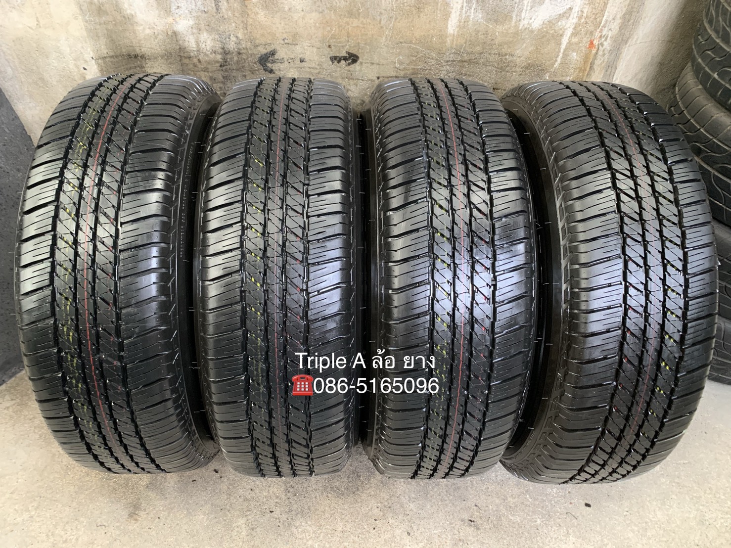 ยางป้ายแดง 255-65-17 Bridgestone ปี 20 สวยกริ๊บๆ