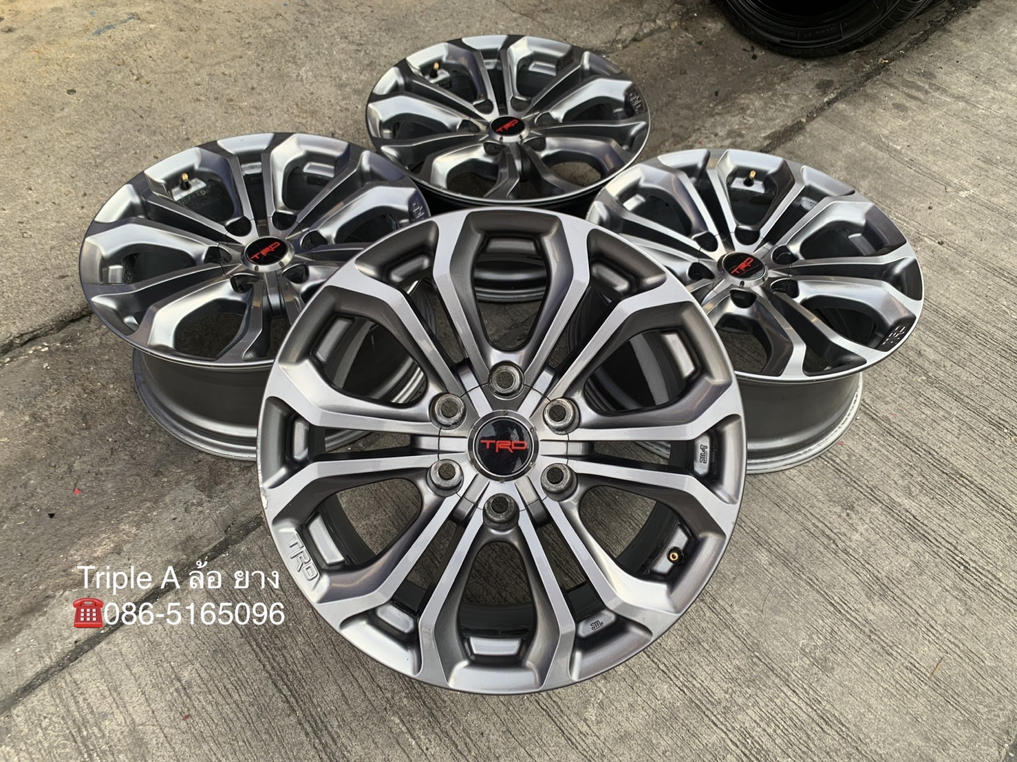 ล้อแม็กแท้ Toyota Fortuner TRD4 ขอบ 18 ใส่กับ Fortuner ,Revo ,Vigo 6รู139 ได้ทุกรุ่น