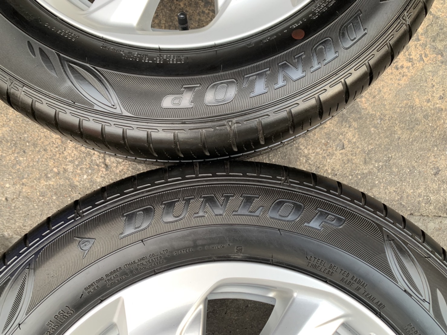 ล้อแม็ก Honda Mobilio ขอบ 15 พร้อมยาง 185-65-15 Dunlop ปลายปี 19 ล้อแม็ก Honda Mobilio ขอบ 15 พร้อมยาง 185-65-15 Dunlop ปลายปี 19