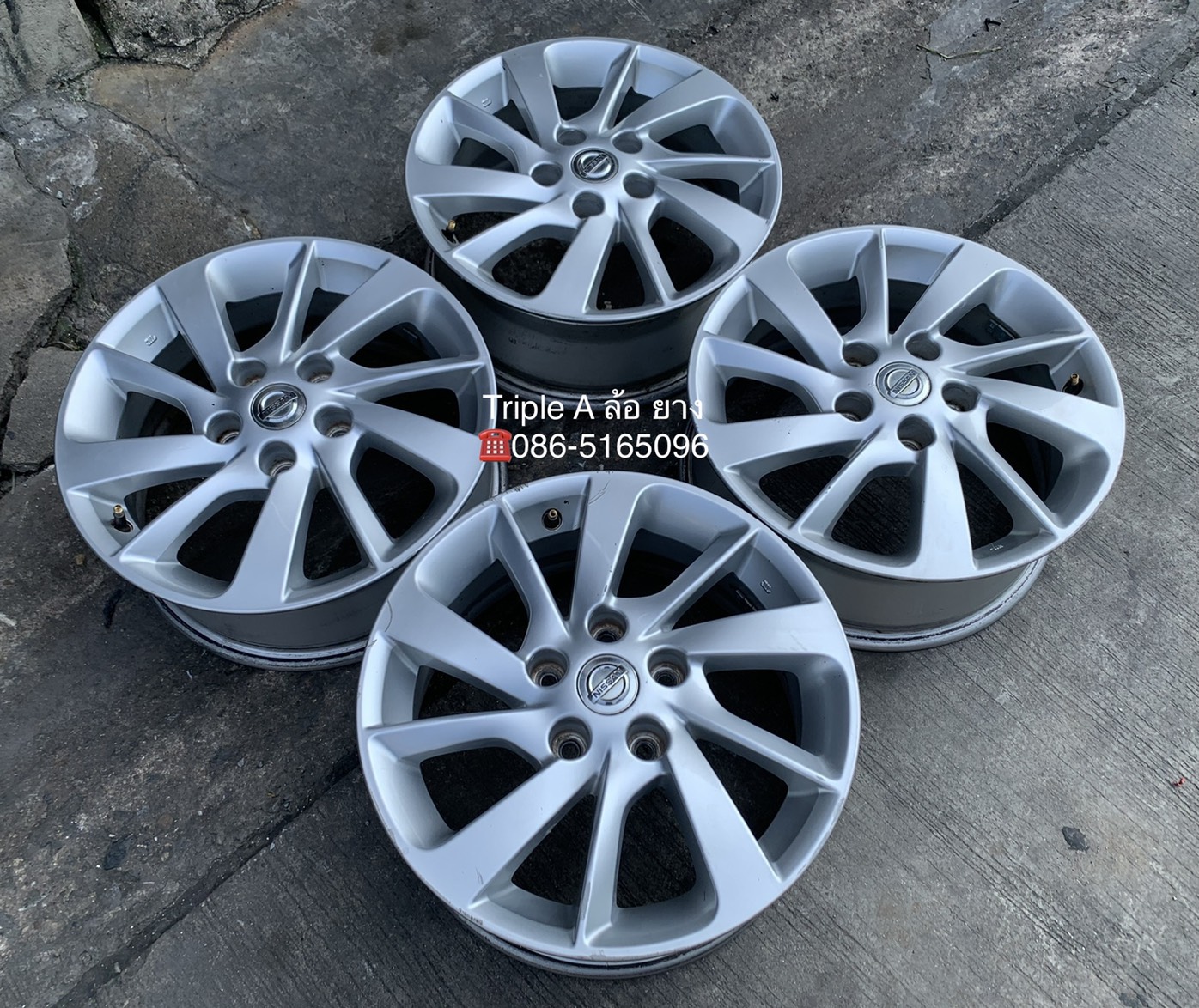 ล้อแม็ก 5รู114 Nissan Sylphy ขอบ 16