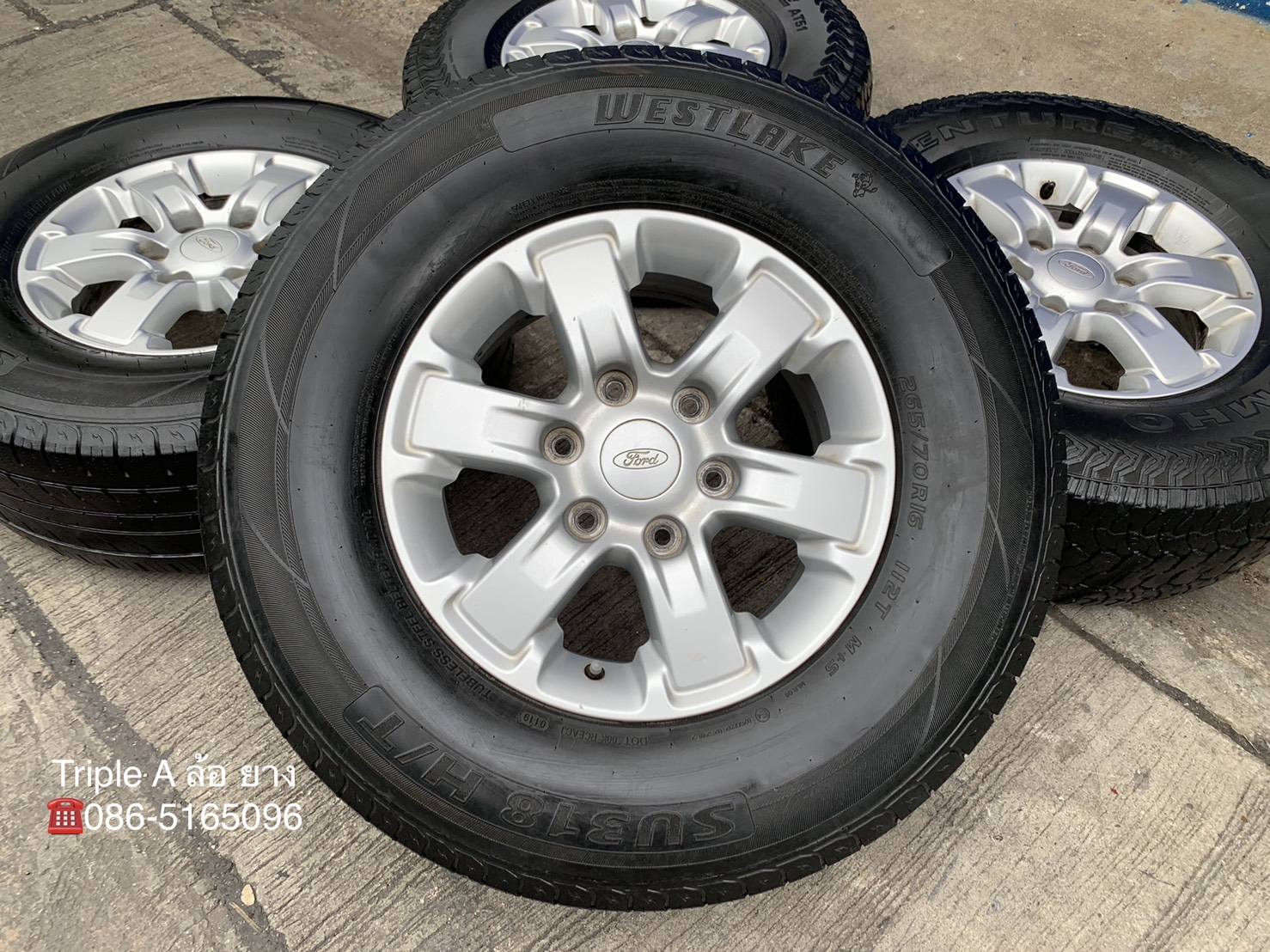 ล้อแม็กแถมยาง Ford Ranger ขอบ 16 ล้อแม็กแถมยาง Ford Ranger ขอบ 16