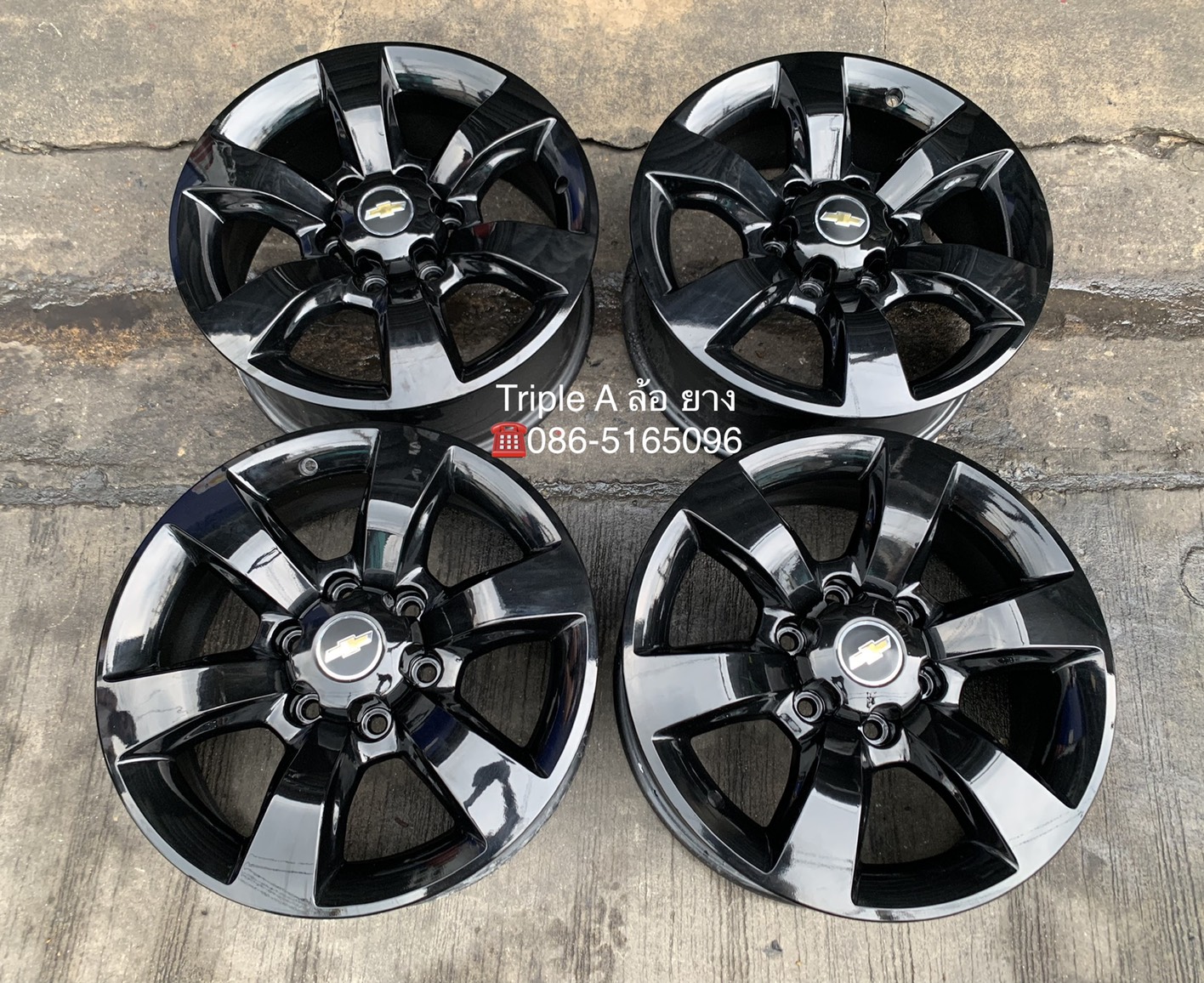 ล้อแม็ก Chevrolet Trailblazer ขอบ 18 สีดำ