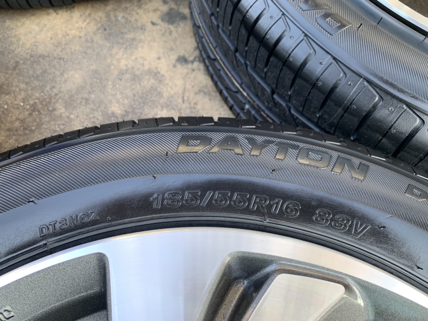 ล้อแม็ก Honda City ใบพัด ขอบ16 เทาหน้าเงา พร้อมยางใหม่ 185-55-16 DAYTON Bridgestone ปี 21 สวยกริ๊บๆ