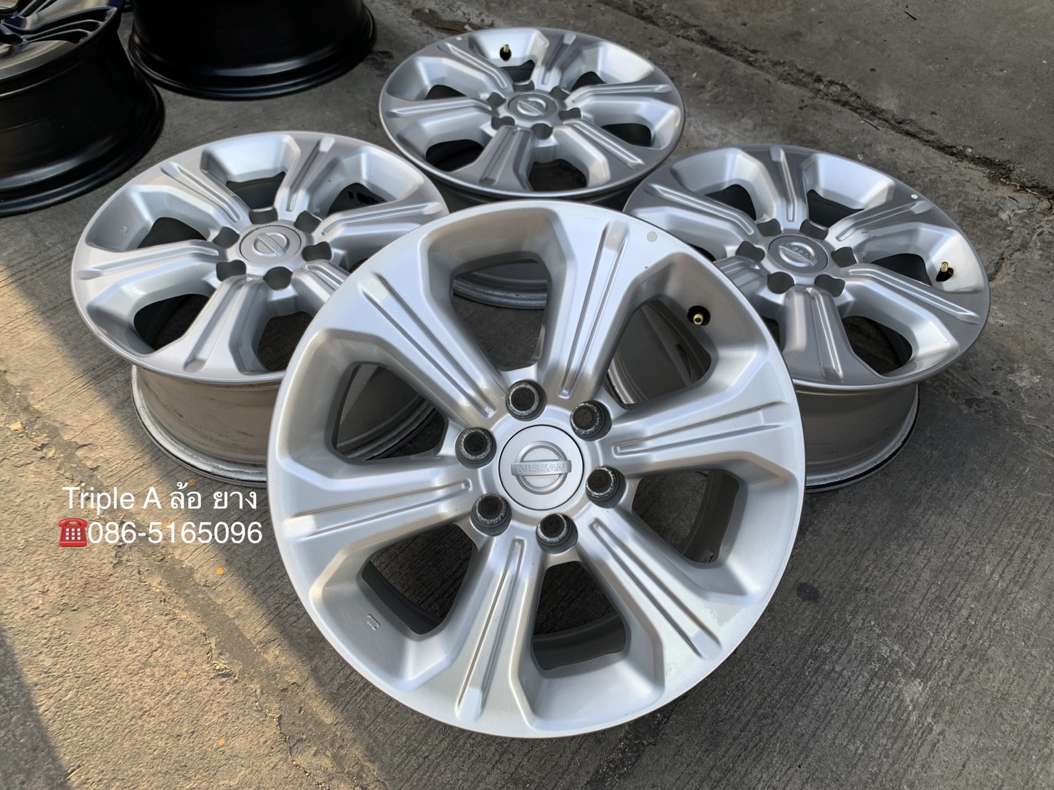 ล้อแม็ก 6รู114 Nissan Navara NP300 ขอบ 16