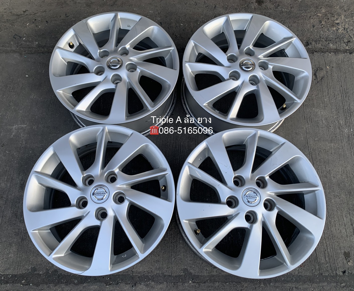 ล้อแม็ก 5รู114 Nissan Sylphy ขอบ 16