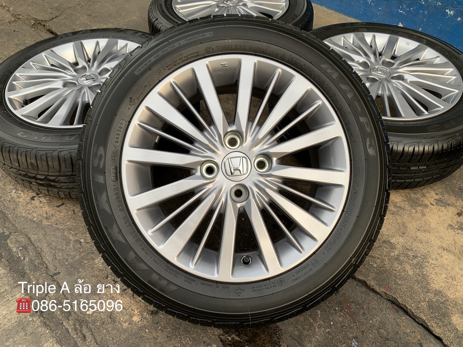 ล้อแม็กป้ายแดง Honda City รุ่นใหม่ล่าสุด ขอบ 15 พร้อมยางป้ายแดง 185-60-15 Maxxis ปี 21 สวยกริ๊บๆ ล้อแม็กป้ายแดง Honda City รุ่นใหม่ล่าสุด ขอบ 15 พร้อมยางป้ายแดง 185-60-15 Maxxis ปี 21 สวยกริ๊บๆ