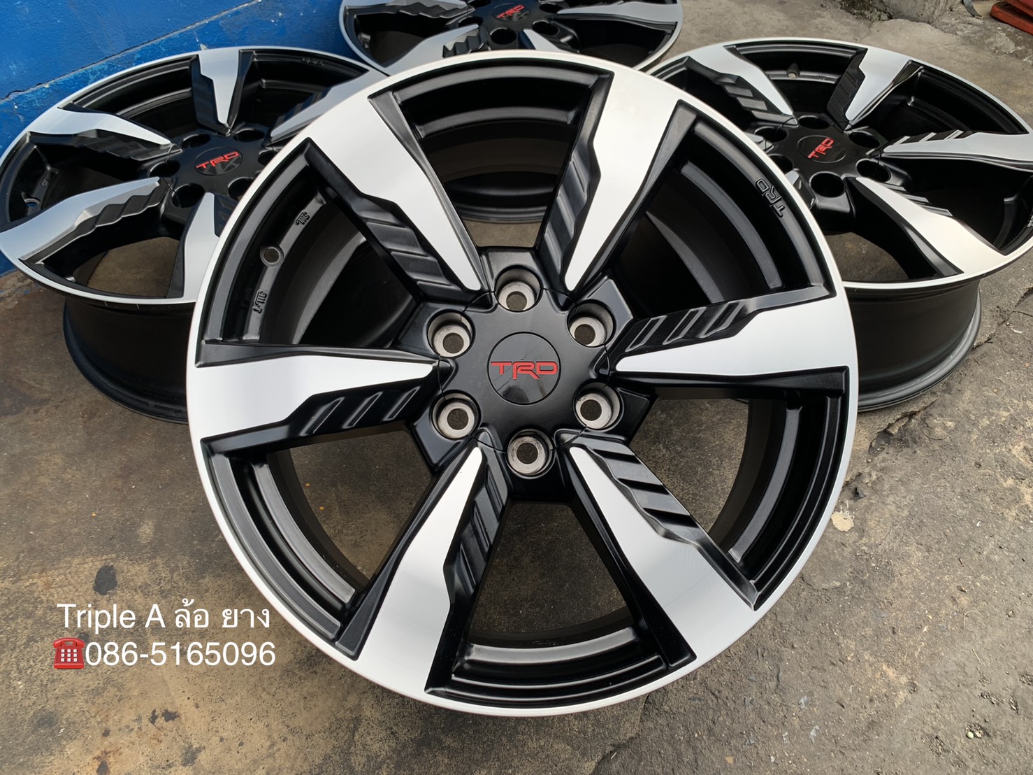 ล้อแม็กแท้ Toyota Fortuner TRD ขอบ 20 ดำหน้าเงา สภาพน้องๆป้ายแดง