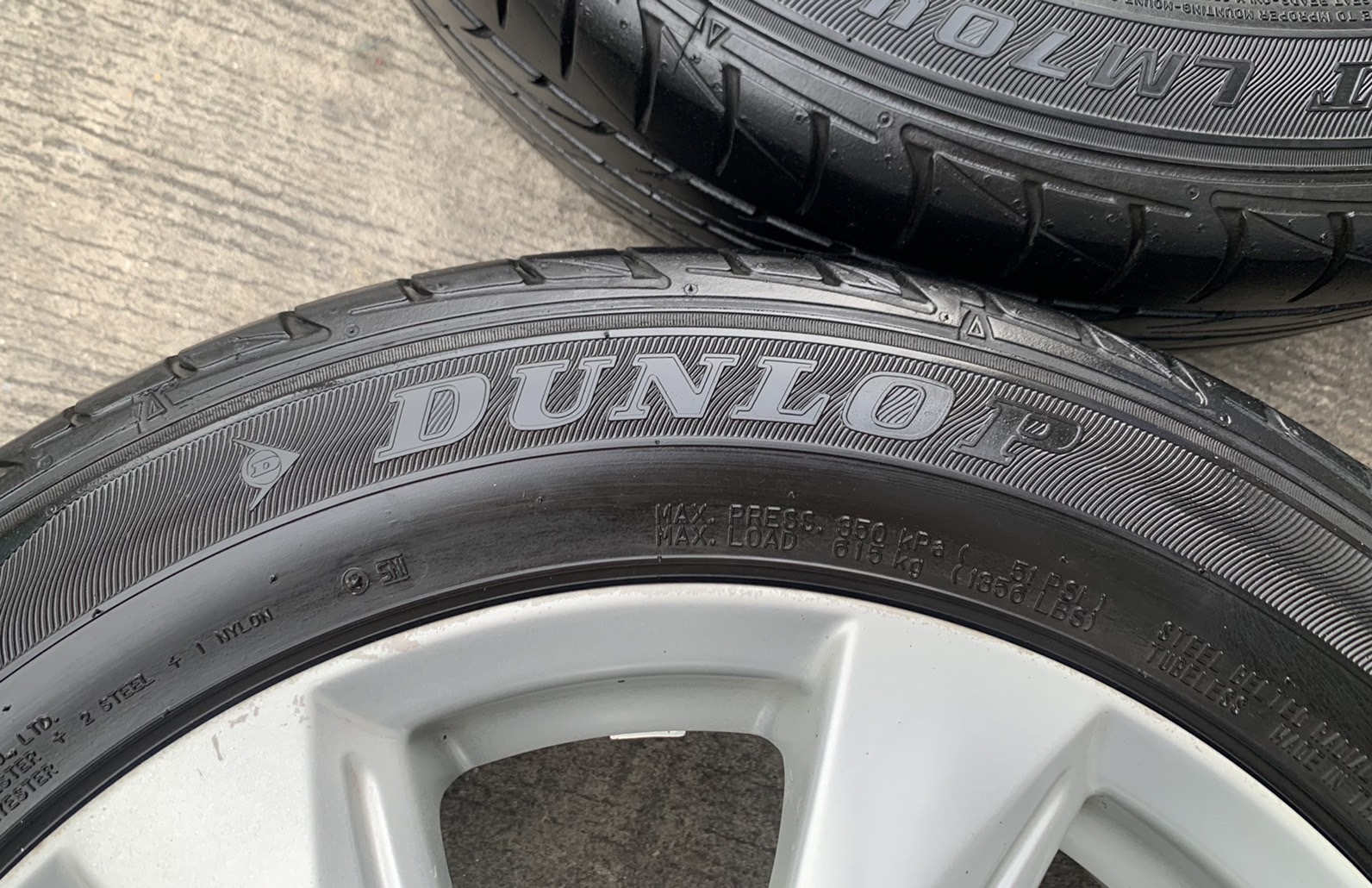 ล้อแม็ก Mazda 3 ขอบ 16 พร้อมยาง 205-55-16 Dunlop ปี 17 ล้อแม็ก Mazda 3 ขอบ 16 พร้อมยาง 205-55-16 Dunlop ปี 17