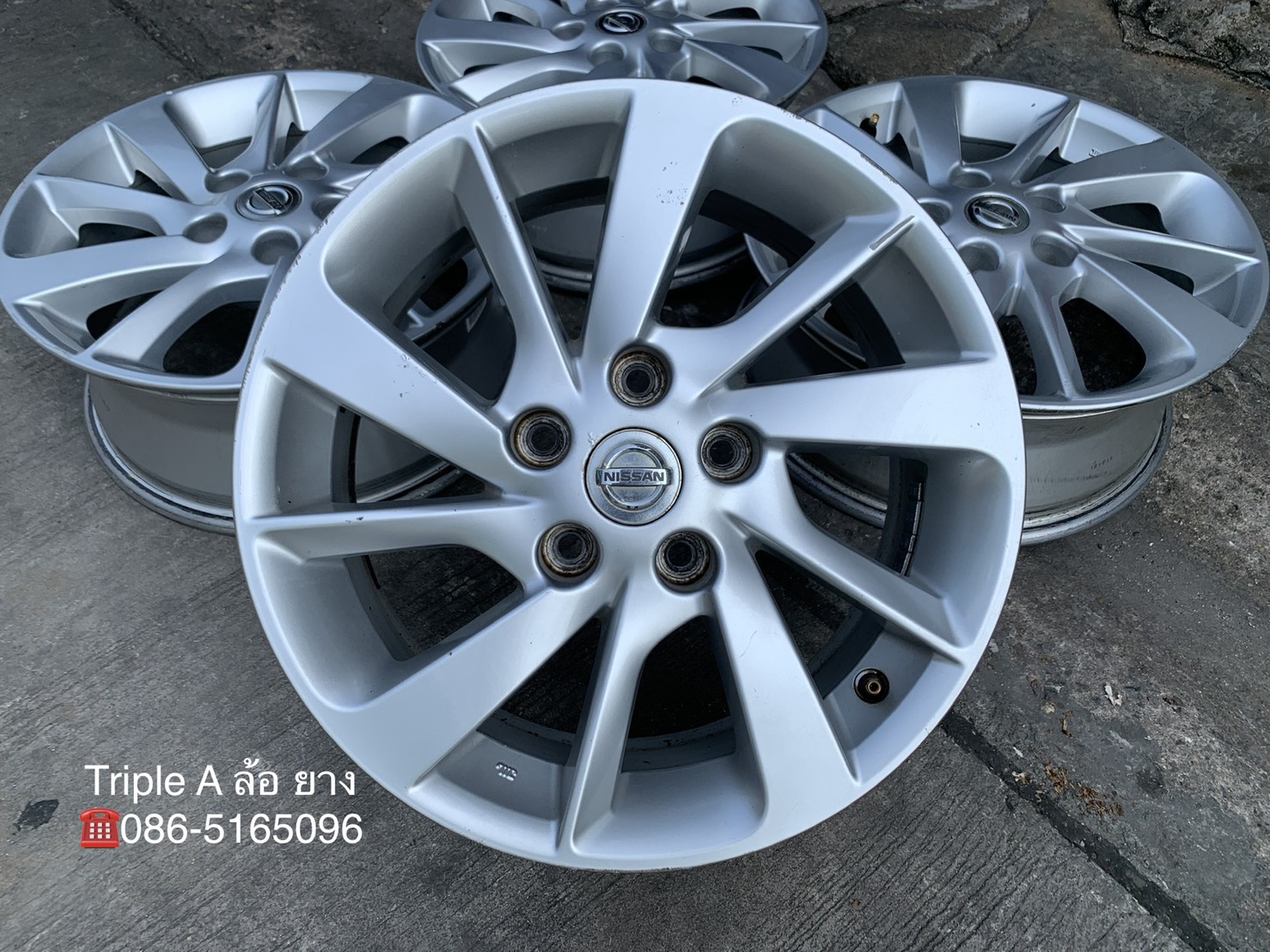 ล้อแม็ก 5รู114 Nissan Sylphy ขอบ 16 ล้อแม็ก 5รู114 Nissan Sylphy ขอบ 16