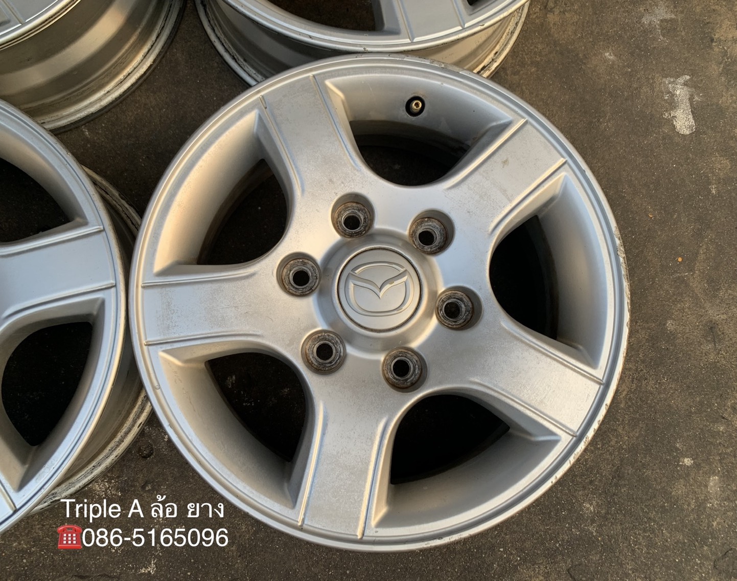 ล้อแม็กรถกระบะ 6รู139 Mazda ขอบ 15 ล้อแม็กรถกระบะ 6รู139 Mazda ขอบ 15
