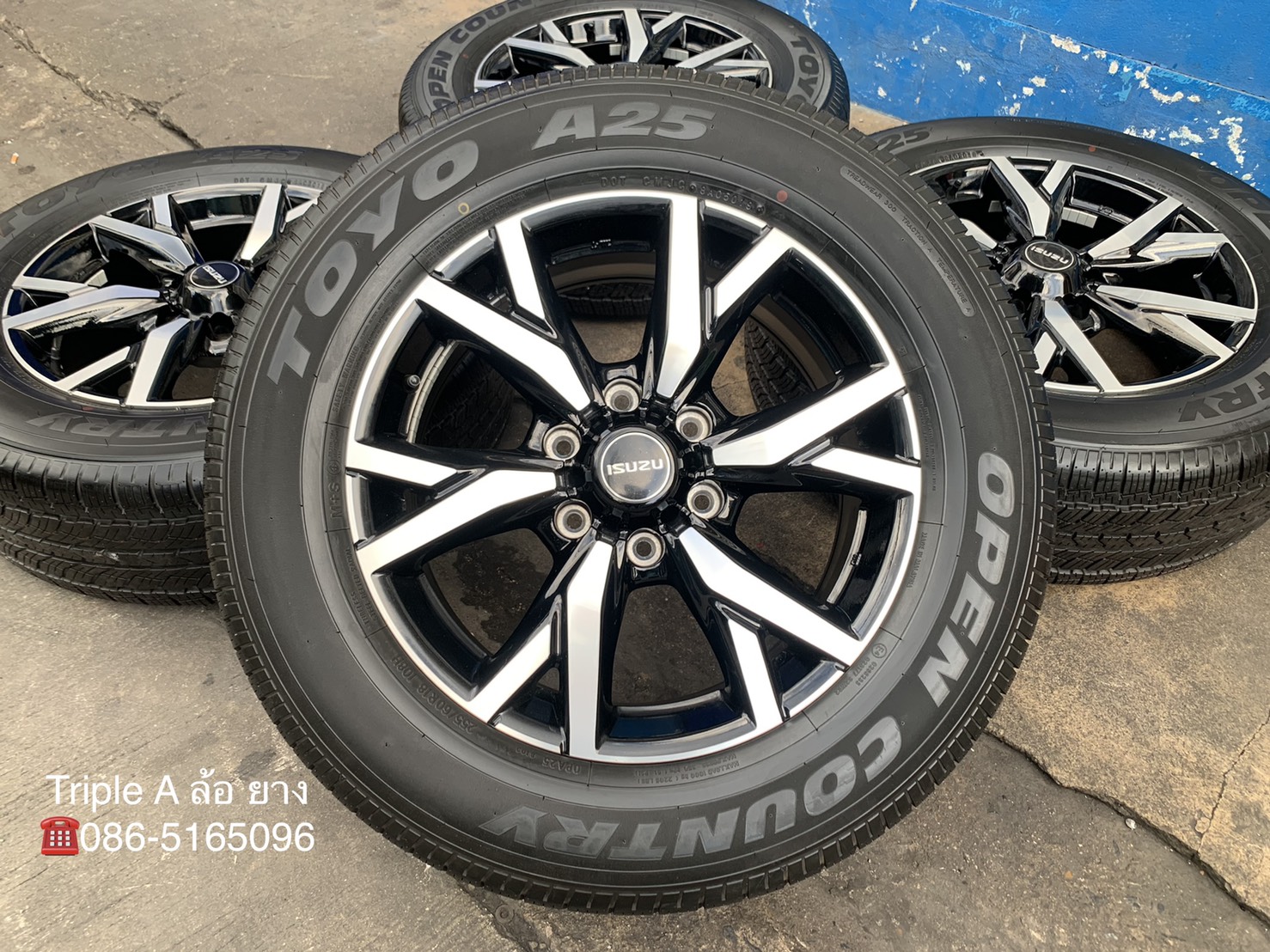 ล้อแม็กป้ายแดง ISUZU MU-X The ONYX รุ่นใหม่ ขอบ 18 พร้อมยางป้ายแดง 255-60-18 TOYO สวยกริ๊บ ล้อแม็กป้ายแดง ISUZU MU-X The ONYX รุ่นใหม่ ขอบ 18 พร้อมยางป้ายแดง 255-60-18 TOYO สวยกริ๊บ