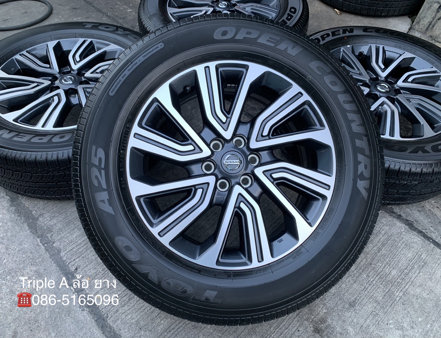 ล้อแม็ก 6รู114 Nissan Terra รุ่นใหม่ล่าสุด ขอบ 18 พร้อมยาง 255-60-18 TOYO ปี 18 สภาพสวย ล้อแม็ก 6รู114 Nissan Terra รุ่นใหม่ล่าสุด ขอบ 18 พร้อมยาง 255-60-18 TOYO ปี 18 สภาพสวย