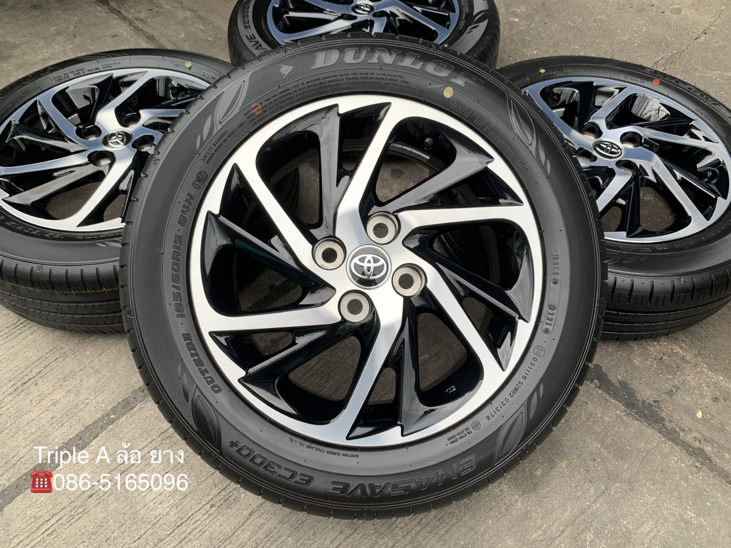ล้อแม็กป้ายแดง Toyota Yaris Ativ รุ่นใหม่ล่าสุด ขอบ 15 พร้อมยางป้ายแดง 185-60-15 Dunlop ปี 21 สวยกริ๊บๆ ล้อแม็กป้ายแดง Toyota Yaris Ativ รุ่นใหม่ล่าสุด ขอบ 15 พร้อมยางป้ายแดง 185-60-15 Dunlop ปี 21 สวยกริ๊บๆ