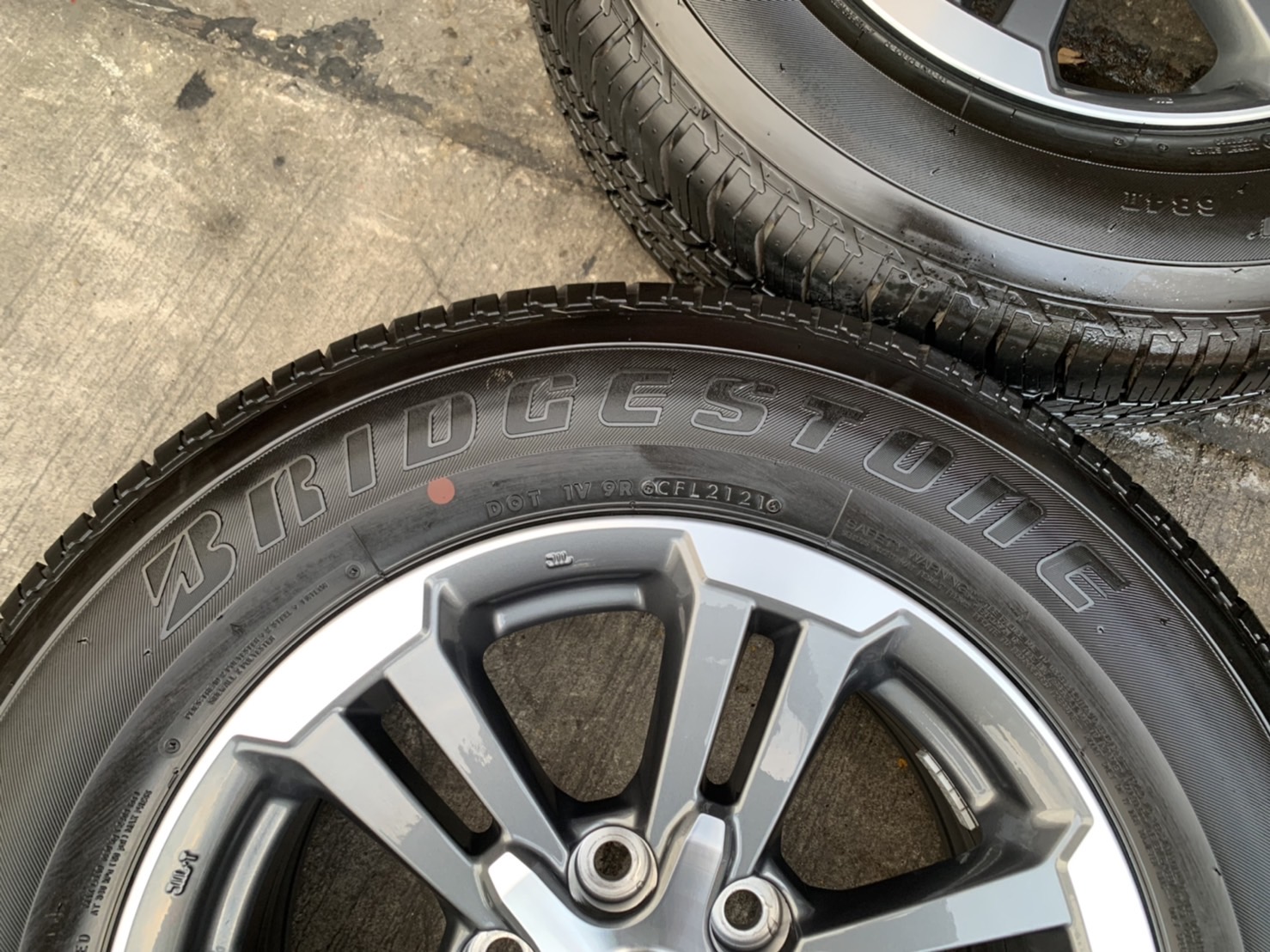 ล้อแม็กป้ายแดง Mitsu Triton Plus รุ่นใหม่ล่าสุด ขอบ 17 พร้อมยางป้ายแดง 245-65-17 Bridgestone ปี 21