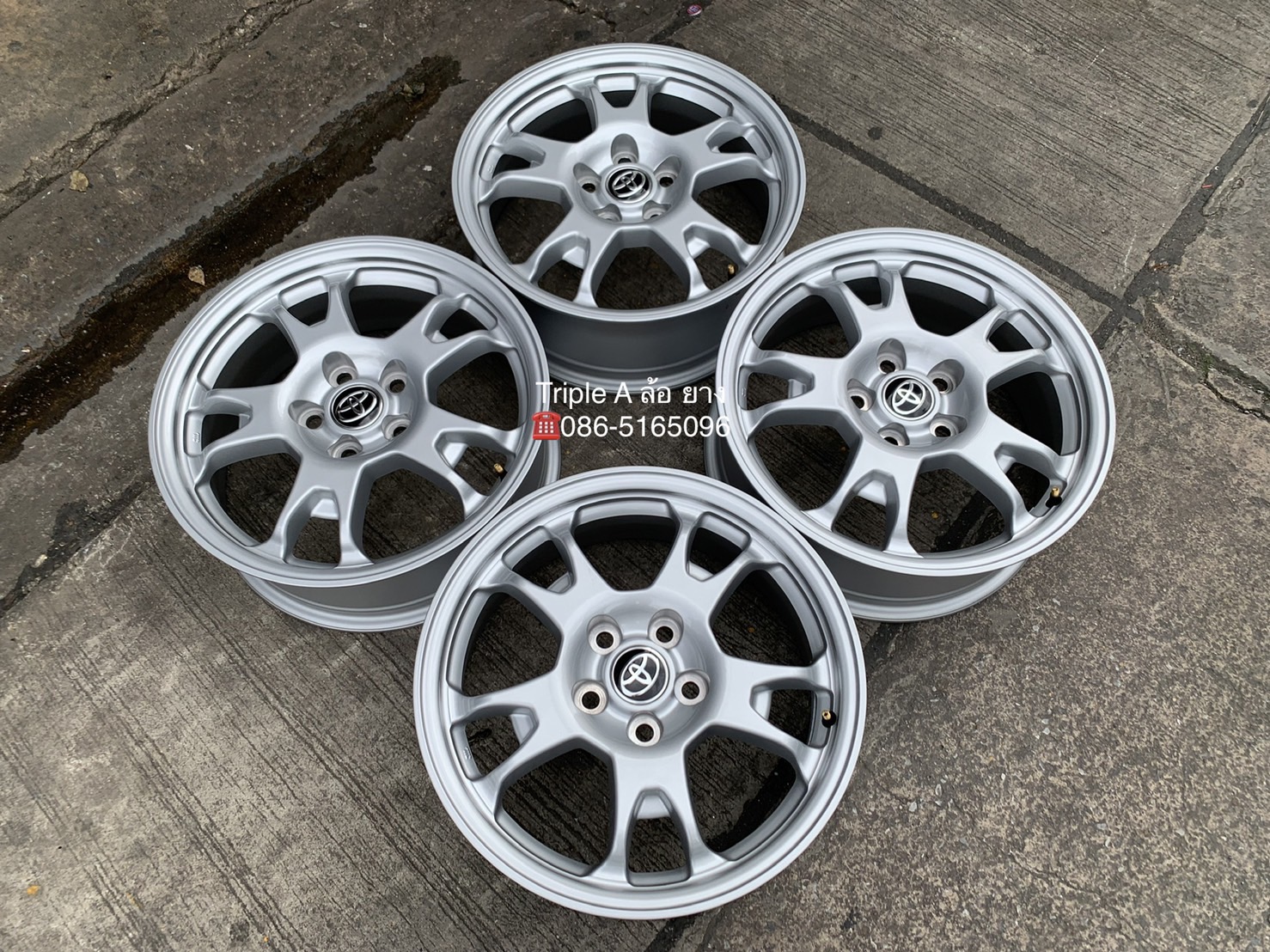 ล้อแม็กป้ายแดง 5รู114 Toyota Corolla Cross รุ่นใหม่ล่าสุด ขอบ 17 สวยกริ๊บ