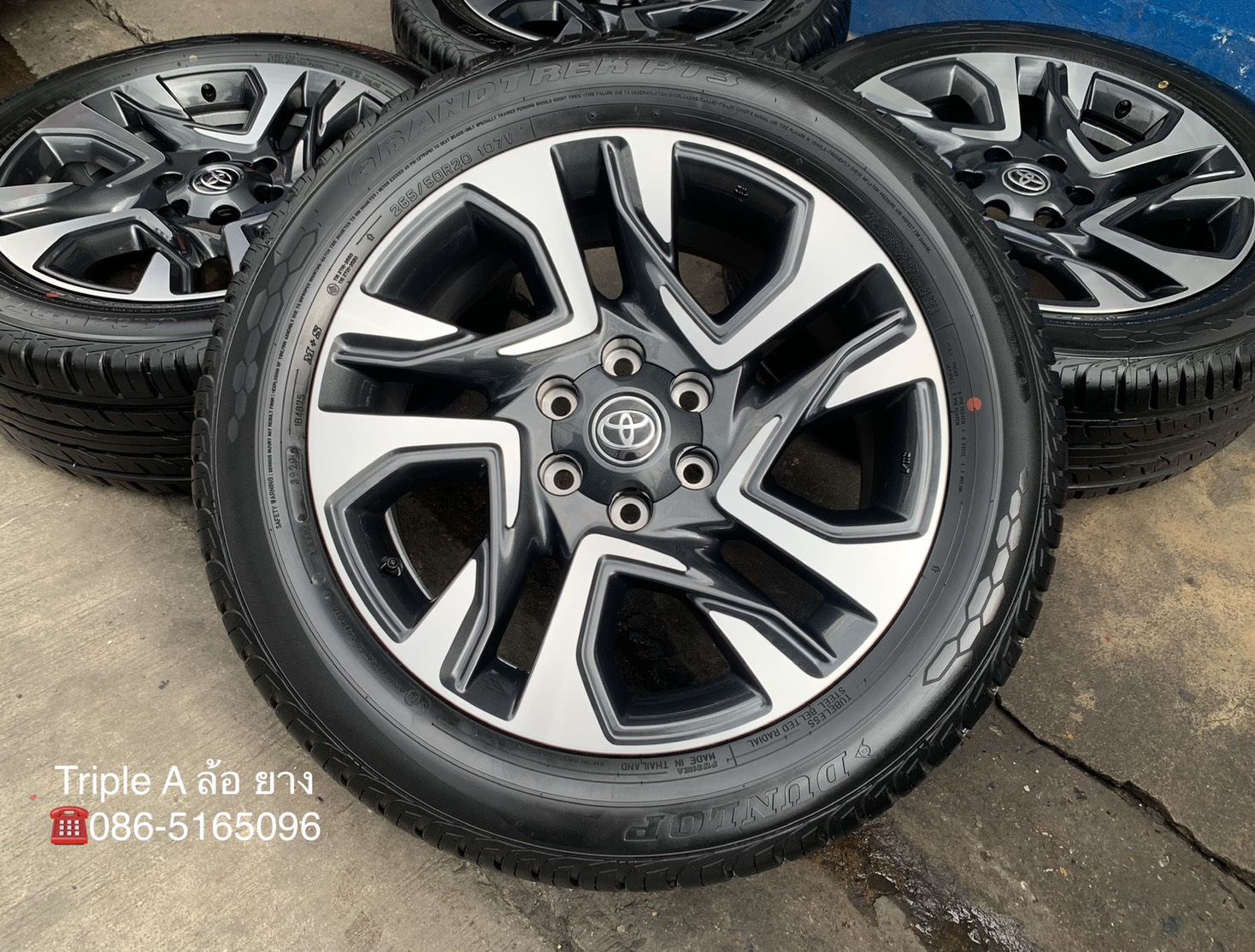 ล้อแม็กป้ายแดง New Toyota Fortuner Legender 2020 รุ่นใหม่ล่าสุด ขอบ 20 พร้อมยางป้ายแดง 265-50-20 Dun