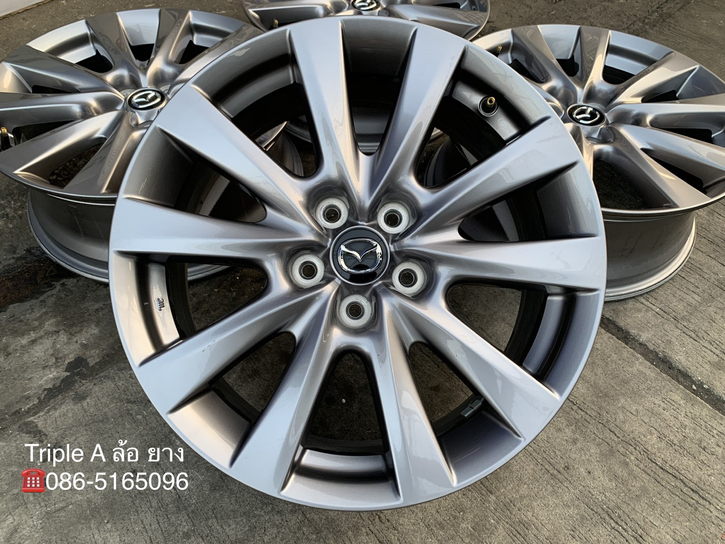 ล้อแม็ก All New Mazda 3 ขอบ 18 สภาพสวย