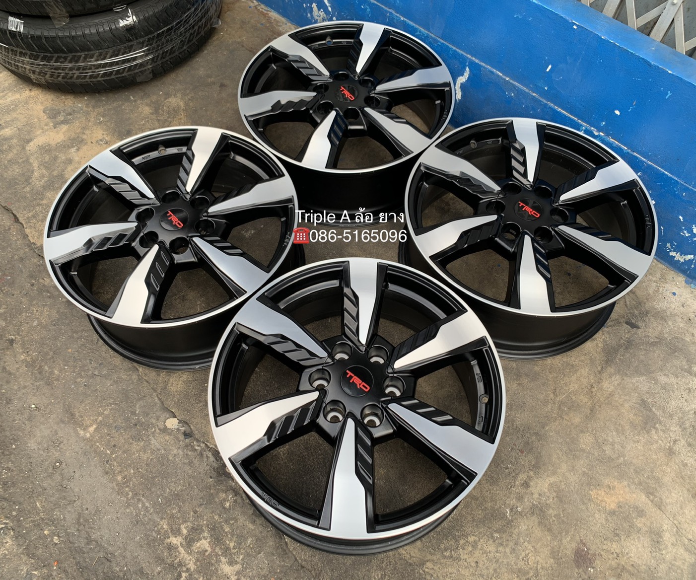 ล้อแม็กแท้ Toyota Fortuner TRD ขอบ 20 ดำหน้าเงา สภาพน้องๆป้ายแดง