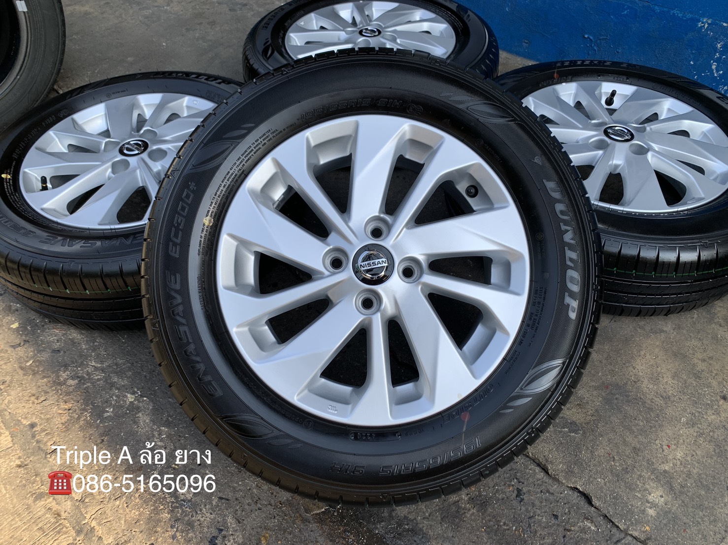 ล้อแม็กป้ายแดง Nissan Almera รุ่นใหม่ล่าสุด ขอบ 15 พร้อมยางใหม่ป้ายแดง 195-65-15 Dunlop ปลายปี 20 ให ล้อแม็กป้ายแดง Nissan Almera รุ่นใหม่ล่าสุด ขอบ 15 พร้อมยางใหม่ป้ายแดง 195-65-15 Dunlop ปลายปี 20 ให