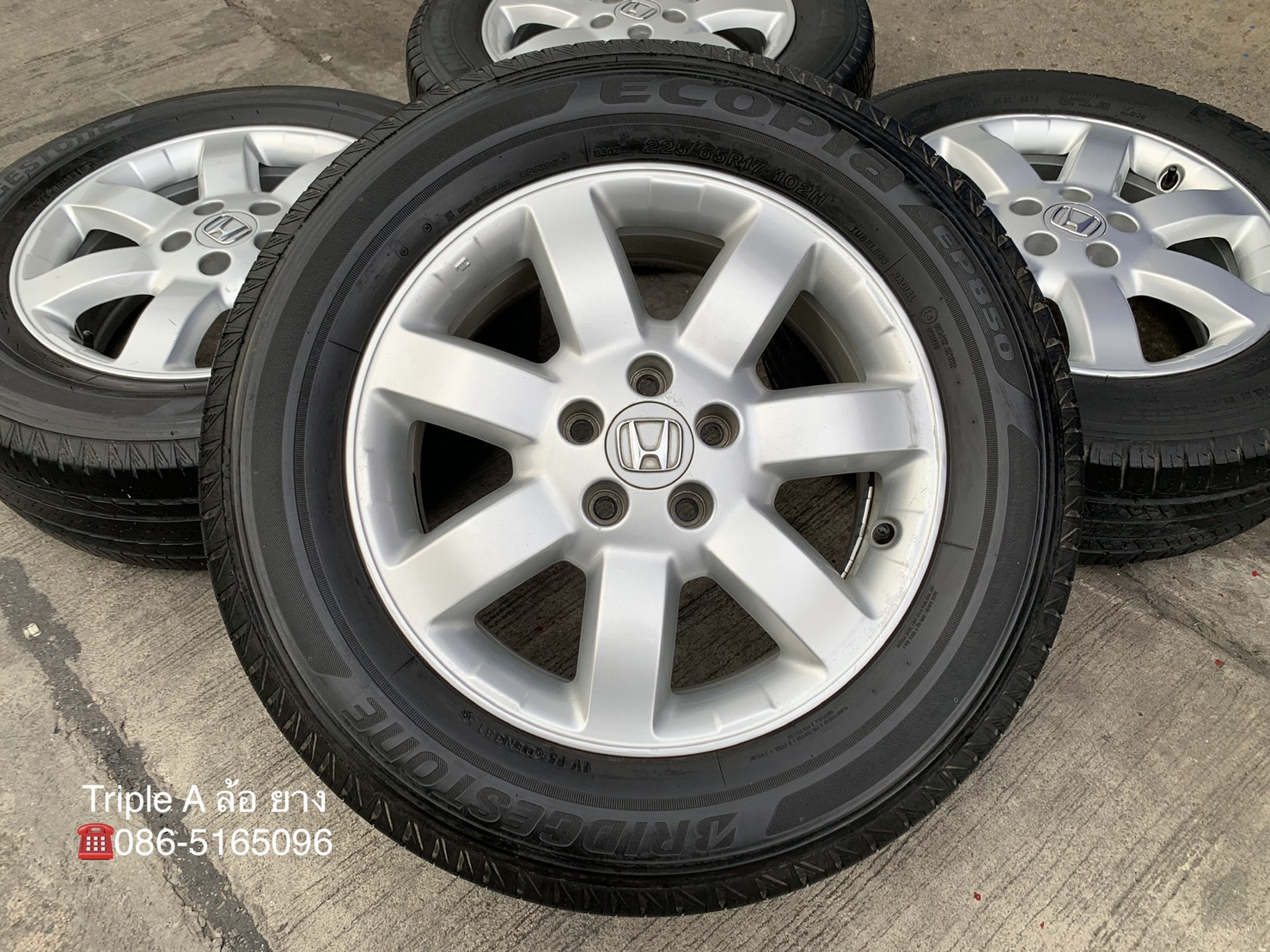 ล้อแม็ก 5รู114 Honda CRV ขอบ 17 แถมยาง 225-65-17 Michelin ปี 14 ล้อแม็ก 5รู114 Honda CRV ขอบ 17 แถมยาง 225-65-17 Michelin ปี 14