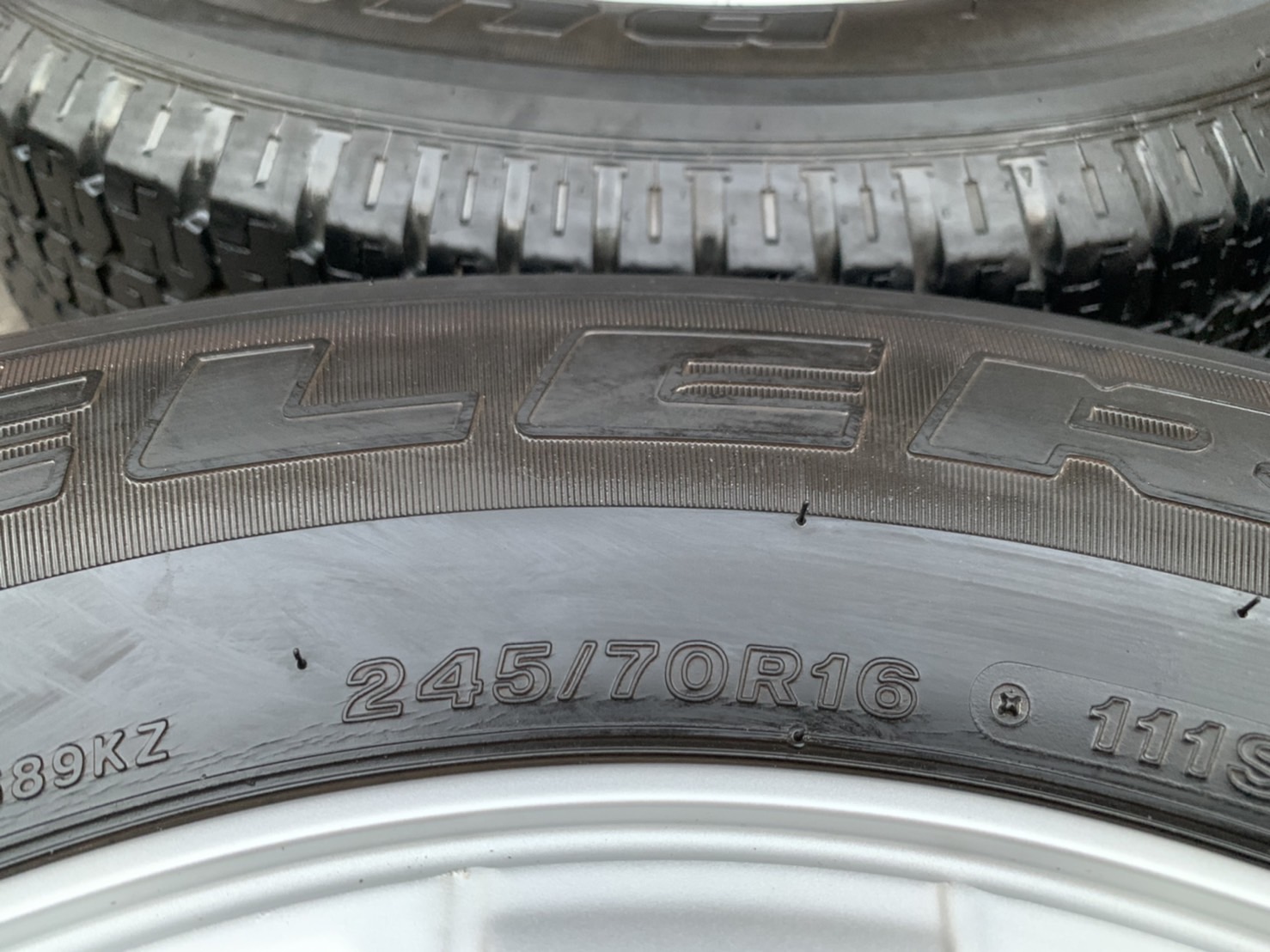 ล้อแม็ก ISUZU D-MAX Blue Power ขอบ 16 พร้อมยาง 245-70-16 Bridgestone ปี 19