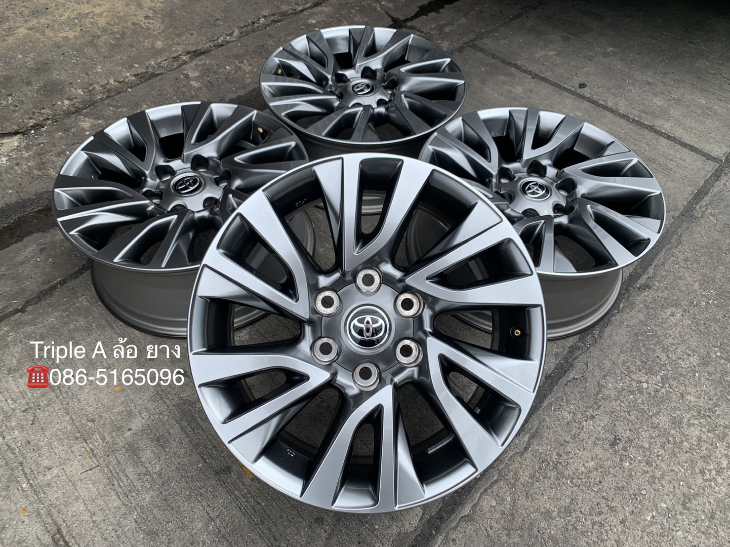 ล้อแม็กป้ายแดง Toyota Fortuner รุ่นใหม่ล่าสุด ขอบ 18 สีไฮเปอร์ สวยกริ๊บ