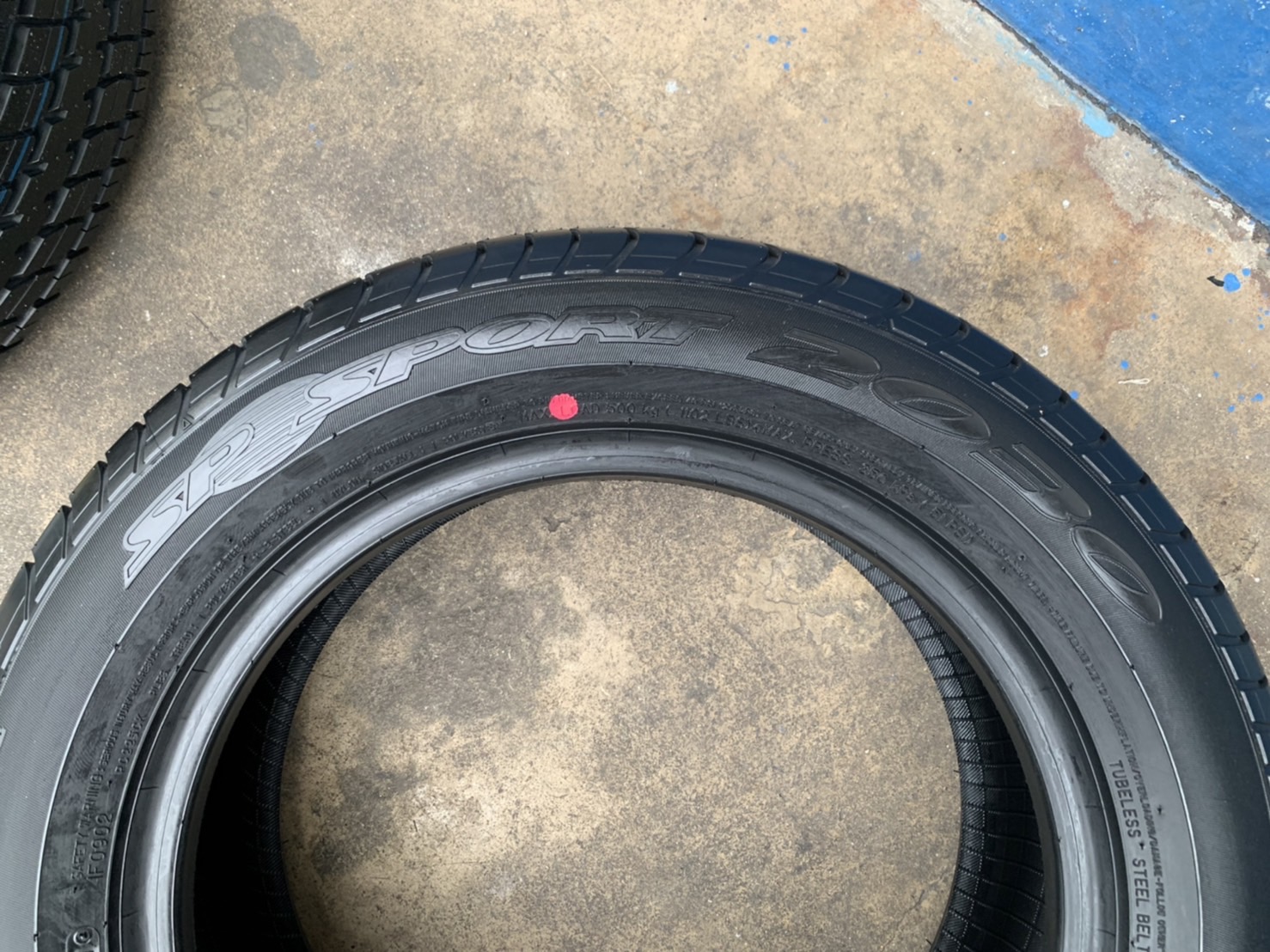 ยางใหม่ 185-60-15 Dunlop ปี 21 กริ๊บๆ