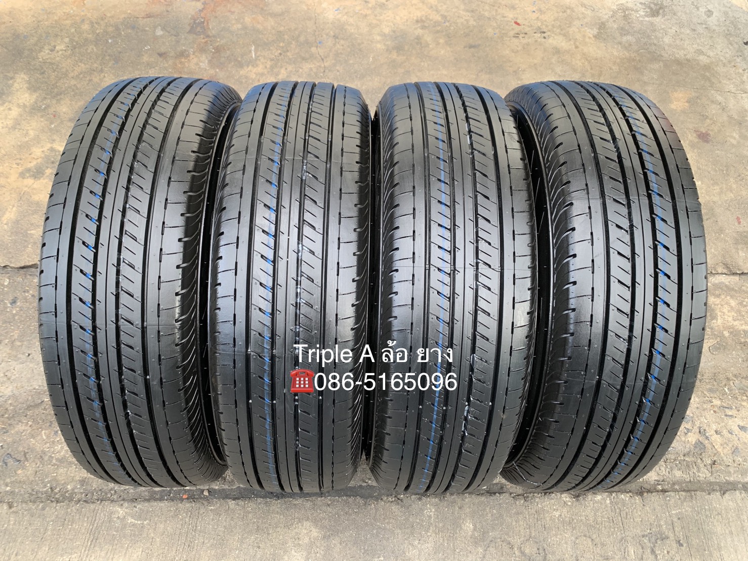 ยางใหม่ป้ายแดง 215-65-16 Bridgestone ปี 20 ใหม่กริ๊บๆ ใส่กับรถกระบะตัวเตี้ยได้ทุกรุ่น