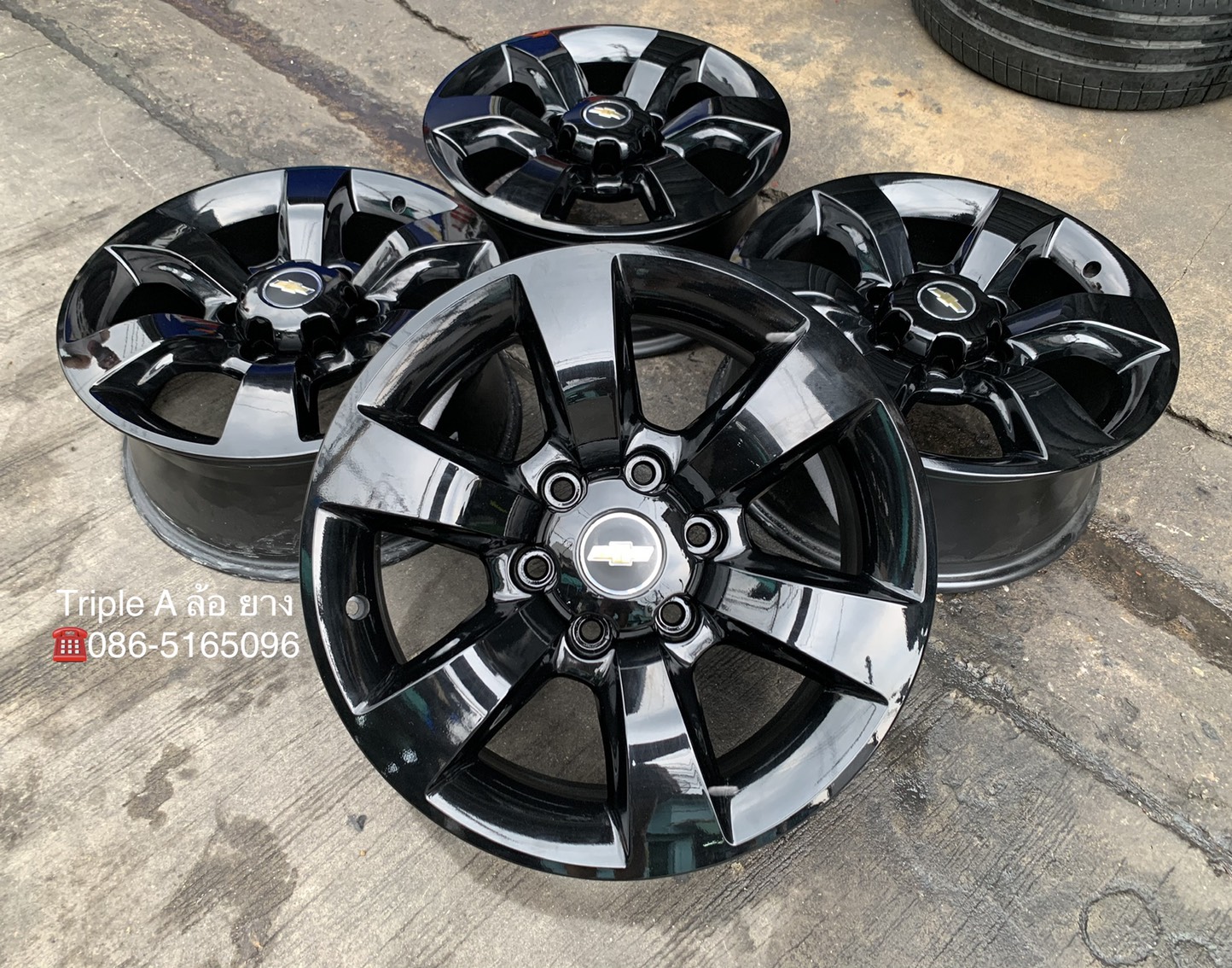 ล้อแม็ก Chevrolet Trailblazer ขอบ 18 สีดำ