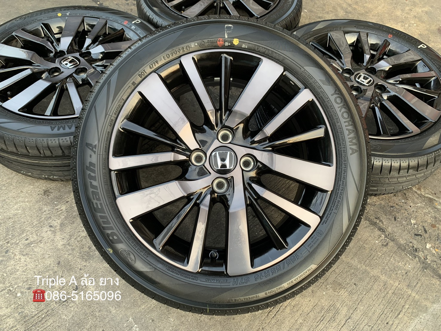 ล้อแม็กป้ายแดง Honda City Hatchback Turbo รุ่นใหม่ล่าสุด ขอบ 16 พร้อมยางใหม่ป้ายแดง 185-55-16 Yokohama ปี 21 ใหม่กริ๊บๆ ล้อแม็กป้ายแดง Honda City Hatchback Turbo รุ่นใหม่ล่าสุด ขอบ 16 พร้อมยางใหม่ป้ายแดง 185-55-16 Yokohama ปี 21 ใหม่กริ๊บๆ