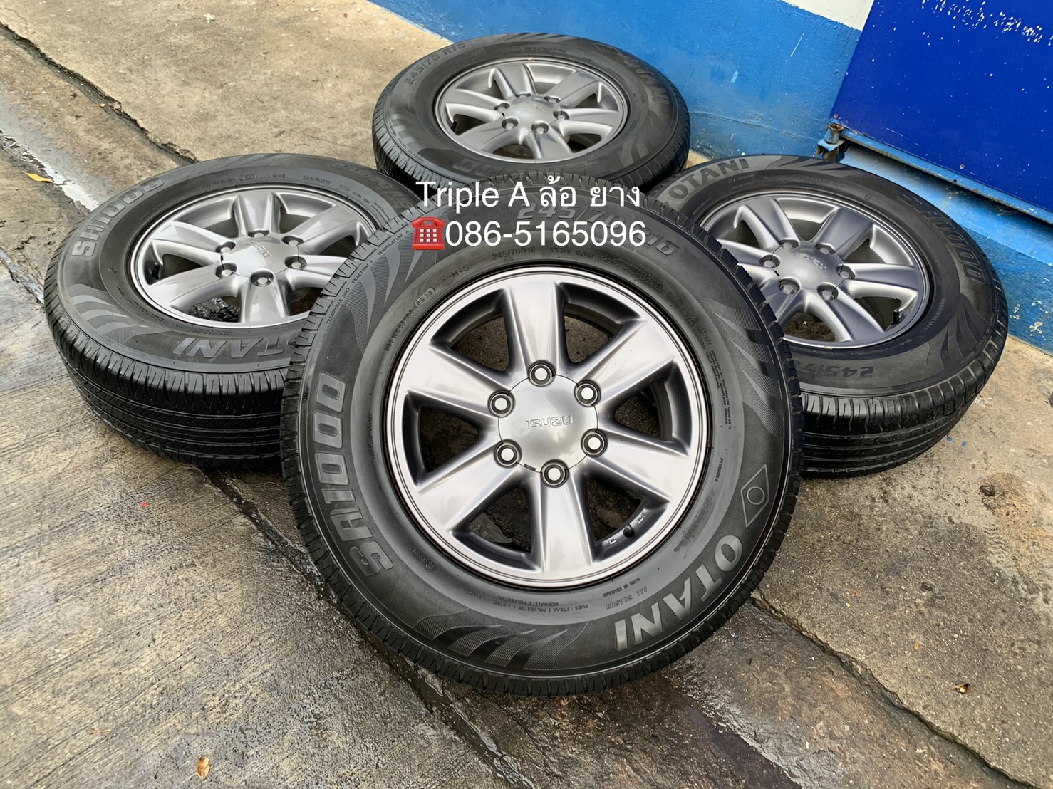 ล้อแม็ก ISUZU All New X-Series ขอบ 16 พร้อม 245-70-16 OTANI ปี 18